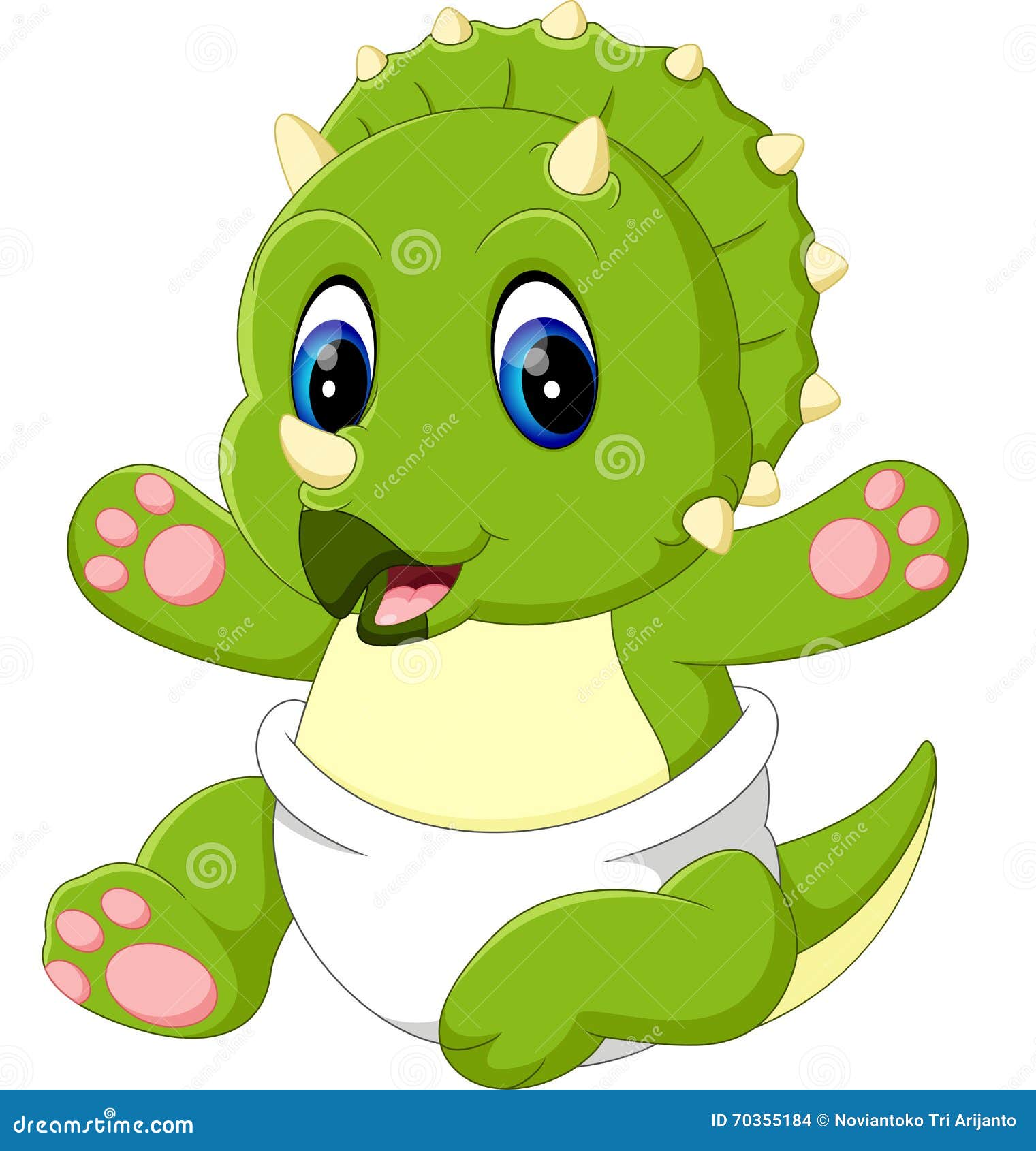 Cute Baby Triceratops Cartoon Stock Vector Image: 70355184 Cute Baby Triceratops Cartoon Stock Vector Image: 70355184