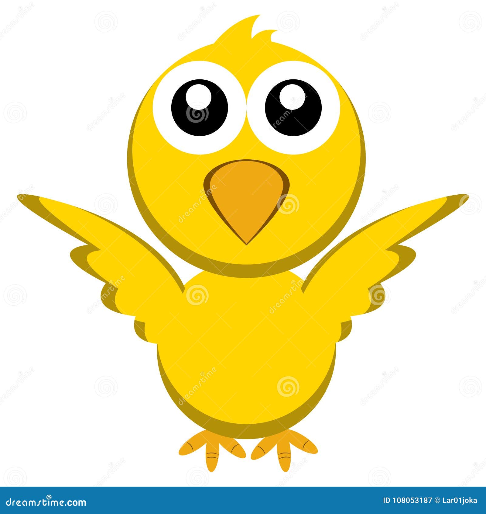 Cute Bird Character Cartoon Stock Vector - Illustration of little ...