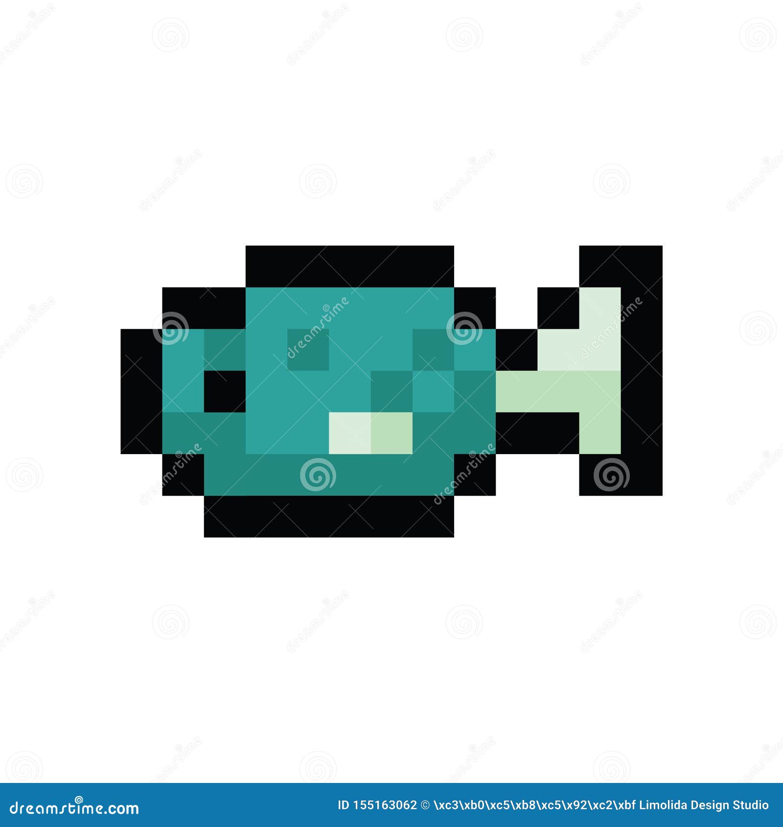 cute-8-bit-neo-mint-green-fish-vector-illustration-pixel-sea-life-clip