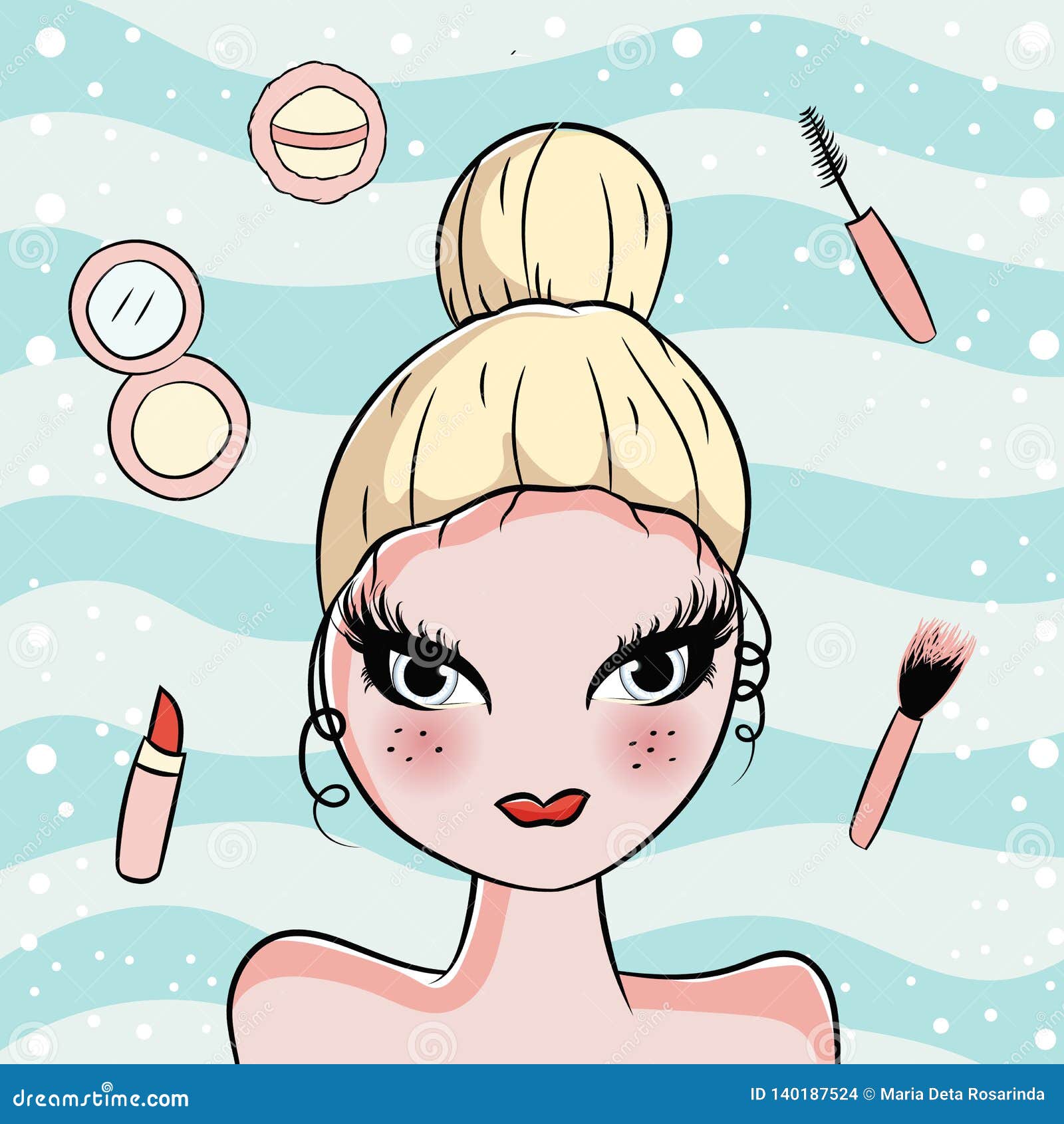 Girly Cute Makeup Wallpaper - img-dink