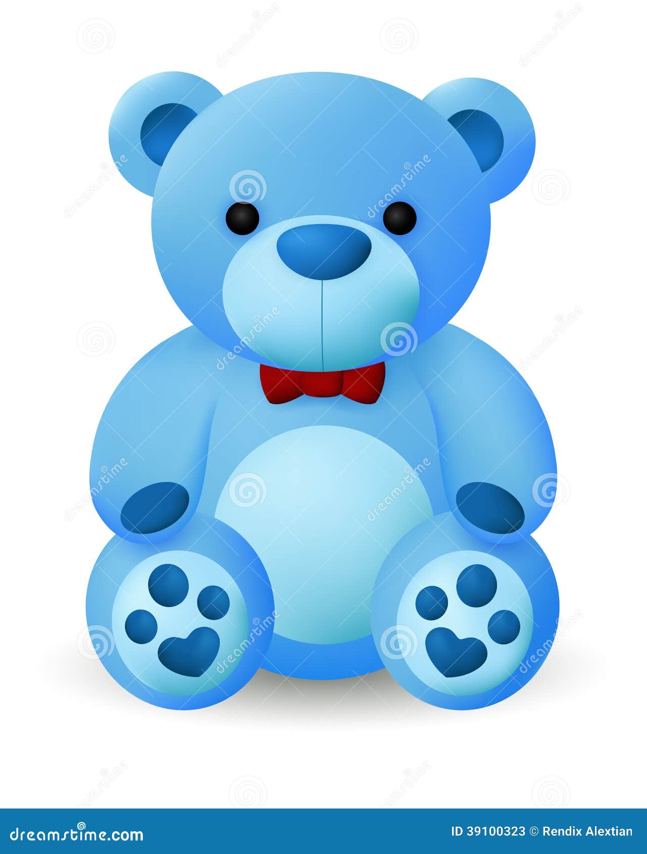 clip art blue teddy bear - photo #16