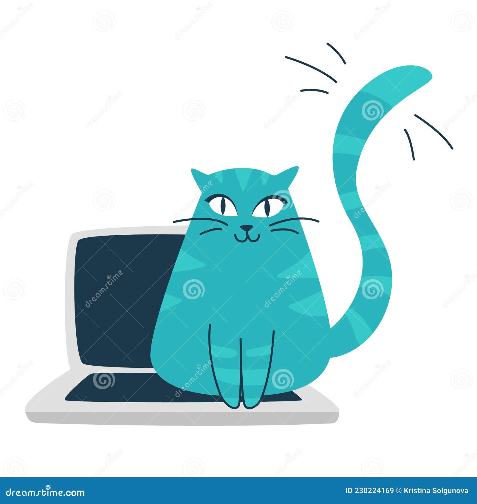 Premium Vector  Cat logo vector icon illustration