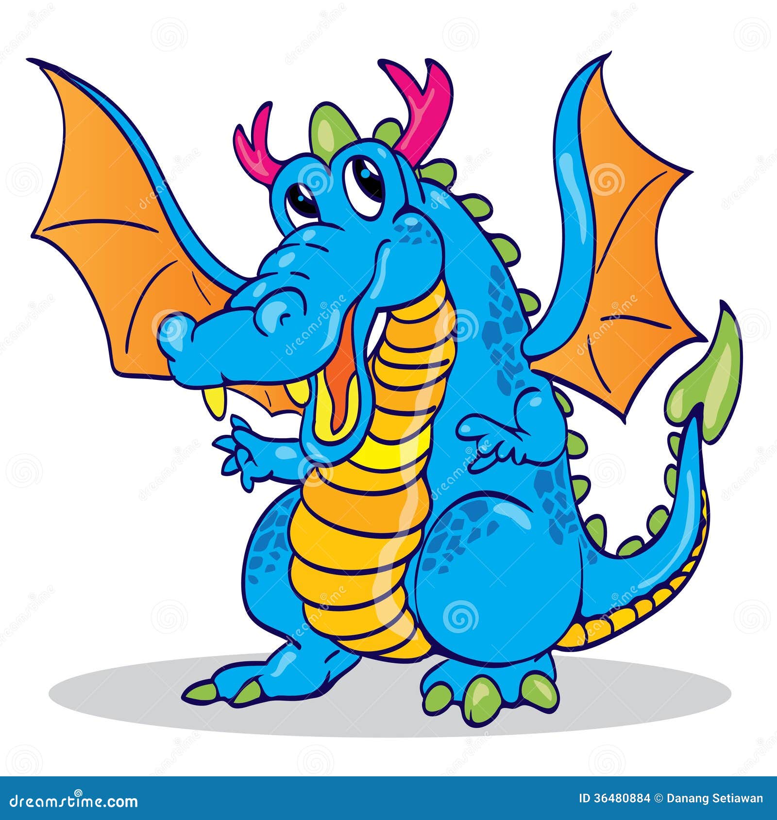 blue dragon clipart