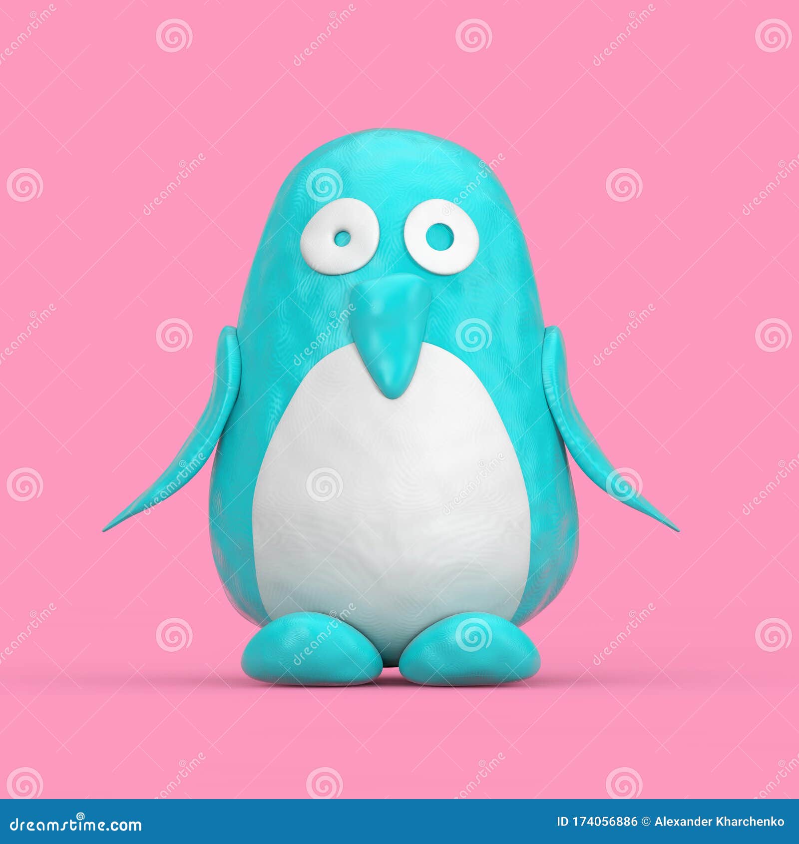 Cute Blue and White Toy Cartoon Plasticine or Clay Penguin in Duotone Style. 3d Rendering Stock Illustration - Illustration of child, creative: 174056886 Cute Blue and White Toy Cartoon Plasticine or Clay Penguin in Duotone Style. 3d Rendering Stock Illustration - Illustration of child, creative: 174056886