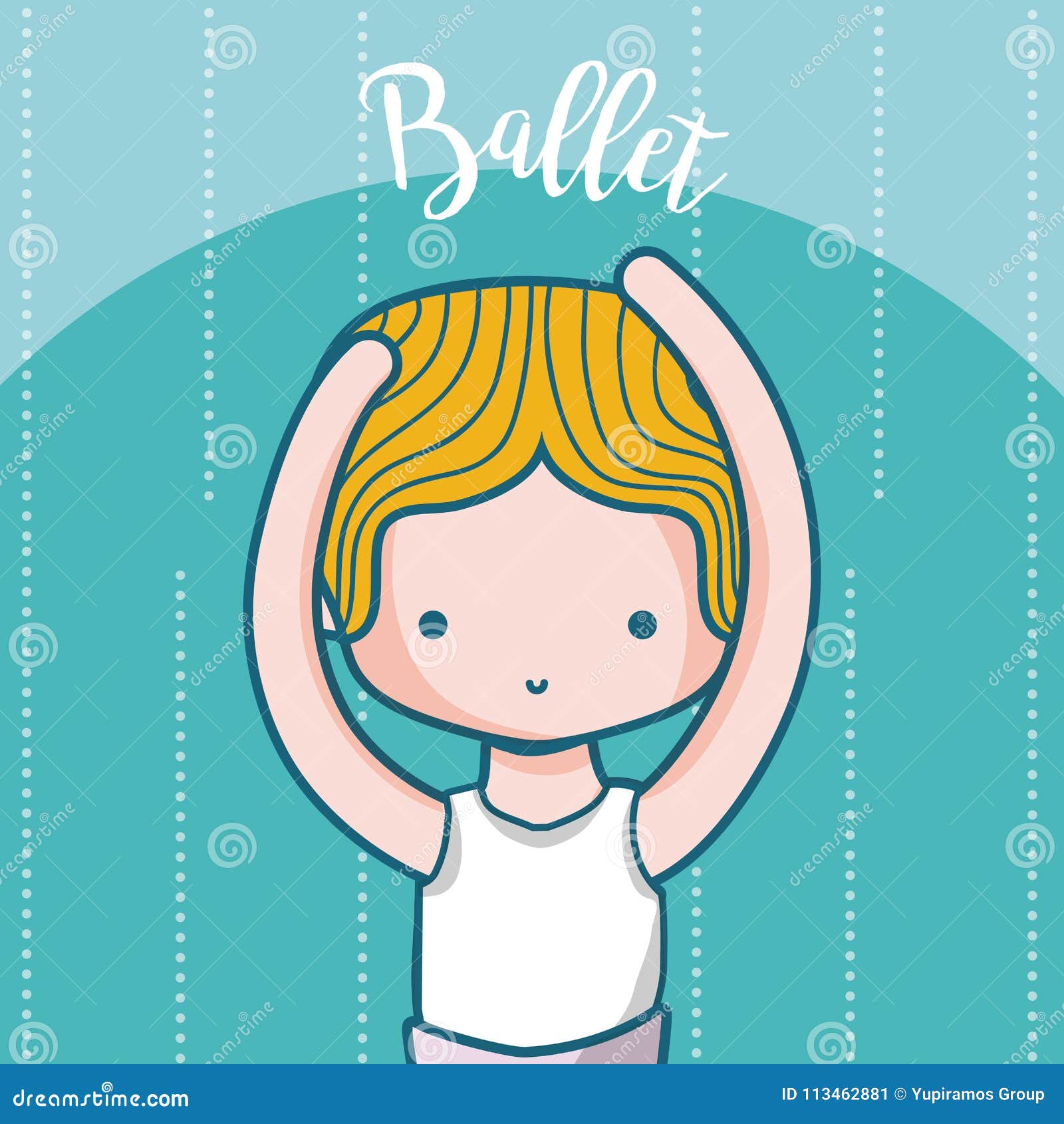 Download Cute Boy Ballet Dancer Cartoon Stock Vector - Illustration of people, cartoon: 113462881