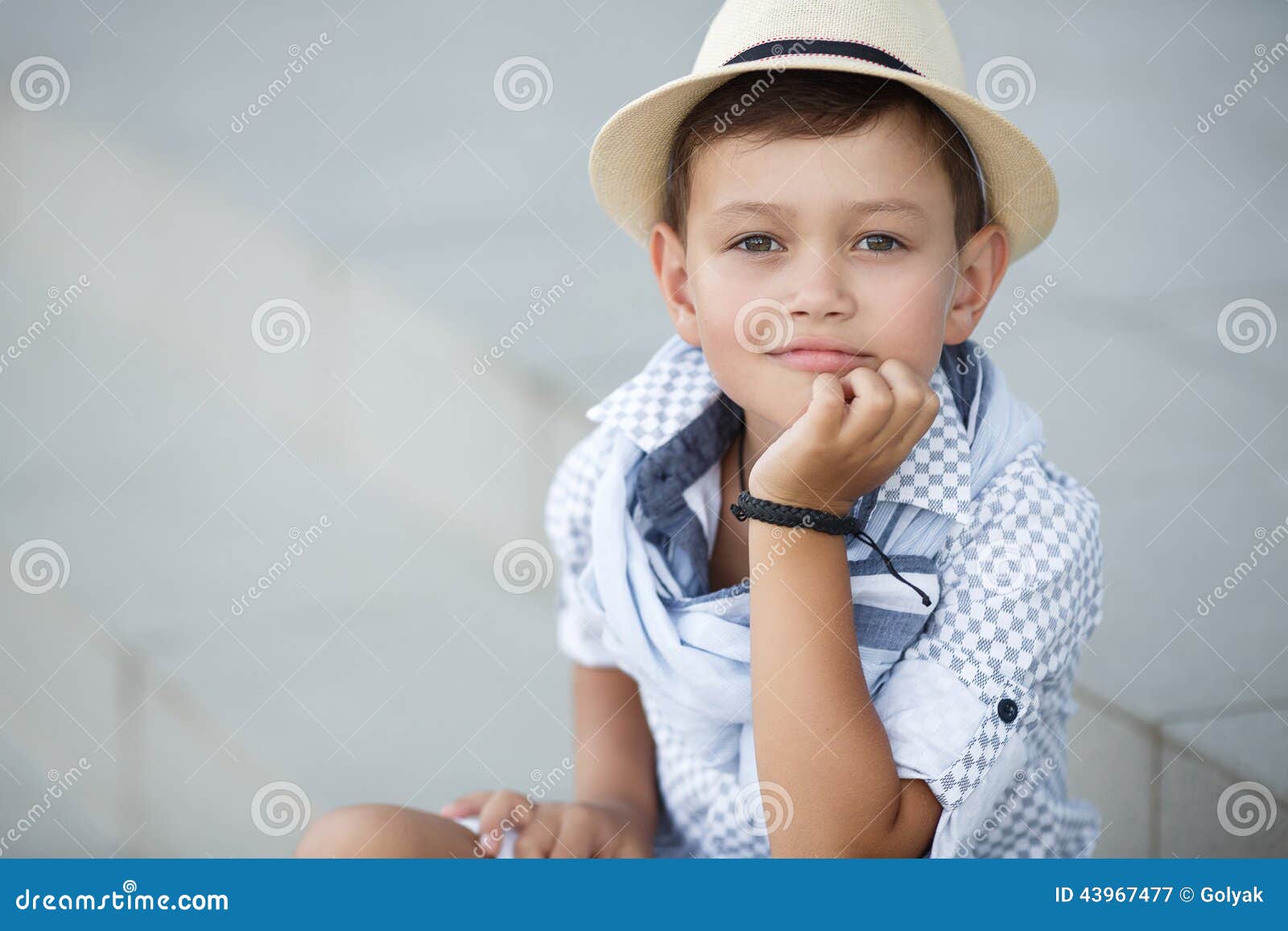 Cute Boy Happy Kid Outdoors Stock Image - Image of happy, outdoor ...