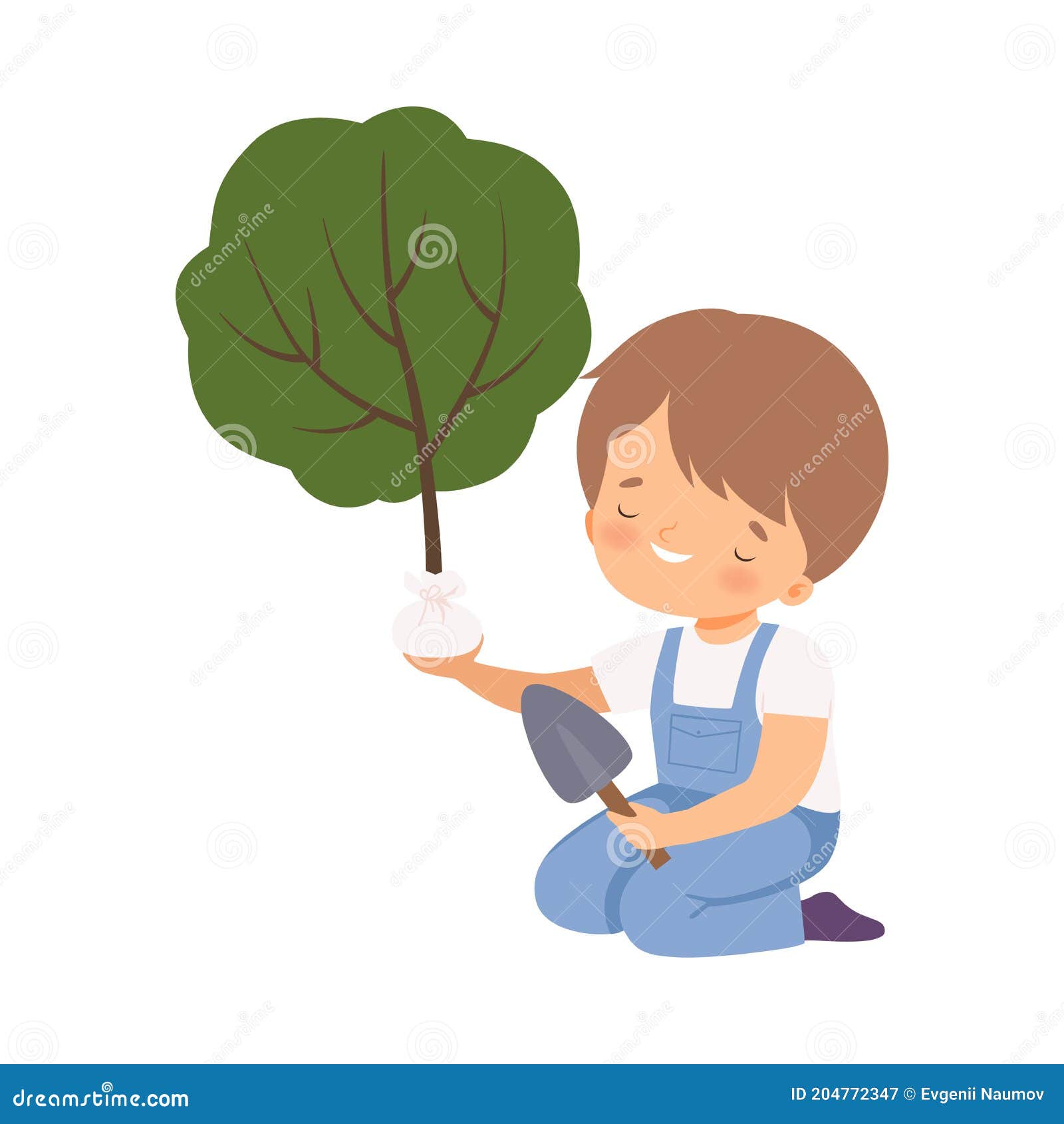 Cute Boy Planting Tree, Kid Helping Save the World, Nature and Ecology  Protection Cartoon Style Vector Illustration Stock Vector - Illustration of  ecology, activity: 204772347