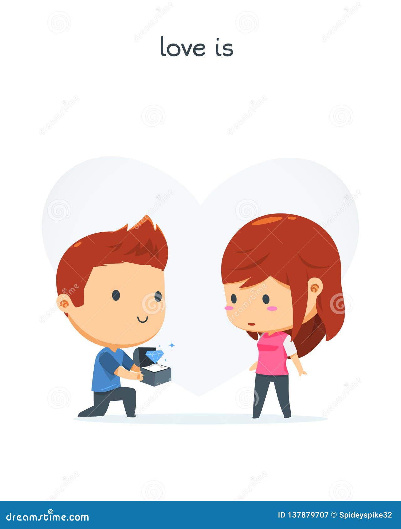 A Cute Boy Propose His Girlfriend Stock Illustration - Illustration of cartoon, heart: 137879707 A Cute Boy Propose His Girlfriend Stock Illustration - Illustration of cartoon, heart: 137879707