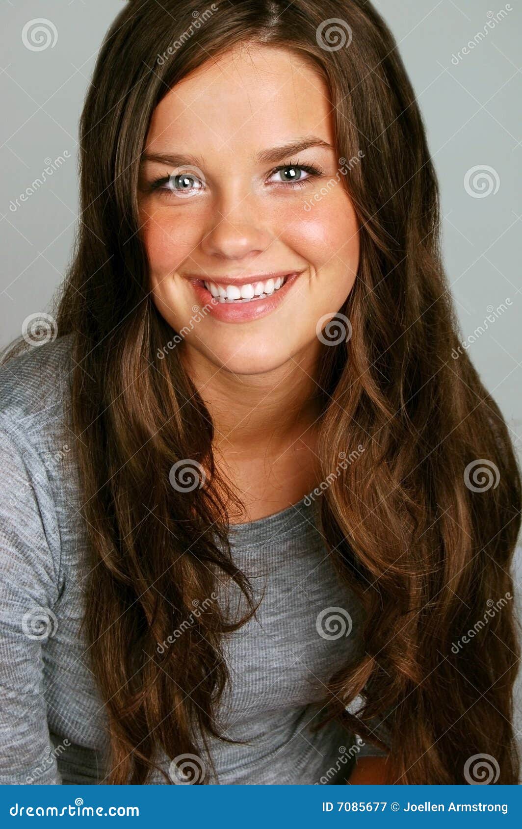 Cute Brunette Teen Royalty Free Stock Photography I