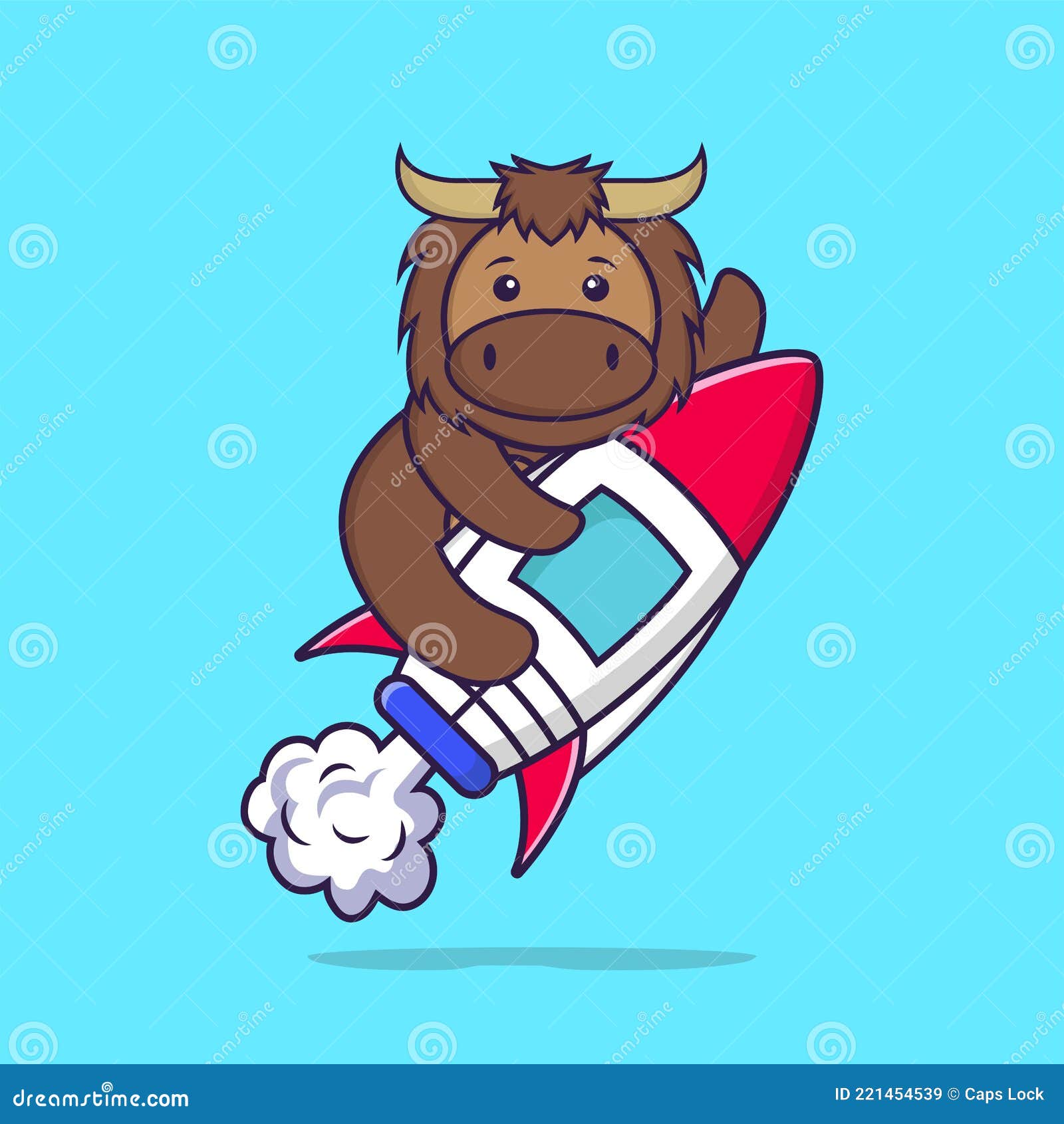 Cute Bull Flying on Rocket. Animal Cartoon Concept Isolated. Can Used for T-shirt, Greeting Card, Invitation Card or Mascot. Flat Stock Vector - Illustration of rocket, idea: 221454539 Cute Bull Flying on Rocket. Animal Cartoon Concept Isolated. Can Used for T-shirt, Greeting Card, Invitation Card or Mascot. Flat Stock Vector - Illustration of rocket, idea: 221454539