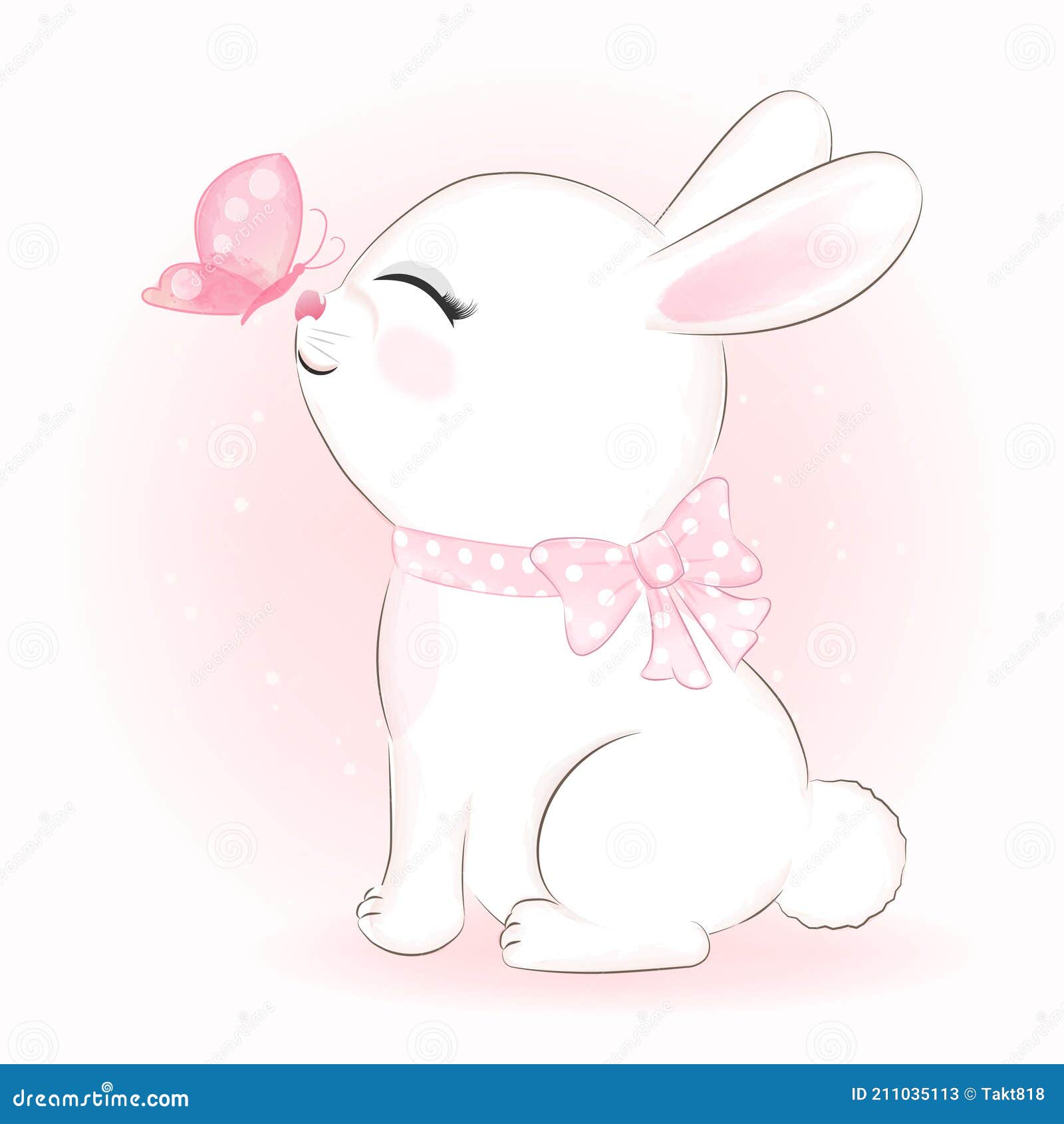 Cute Bunny and Butterfly Cartoon Animal Illustration Stock Vector - Illustration of pastel, drawing: 211035113 Cute Bunny and Butterfly Cartoon Animal Illustration Stock Vector - Illustration of pastel, drawing: 211035113