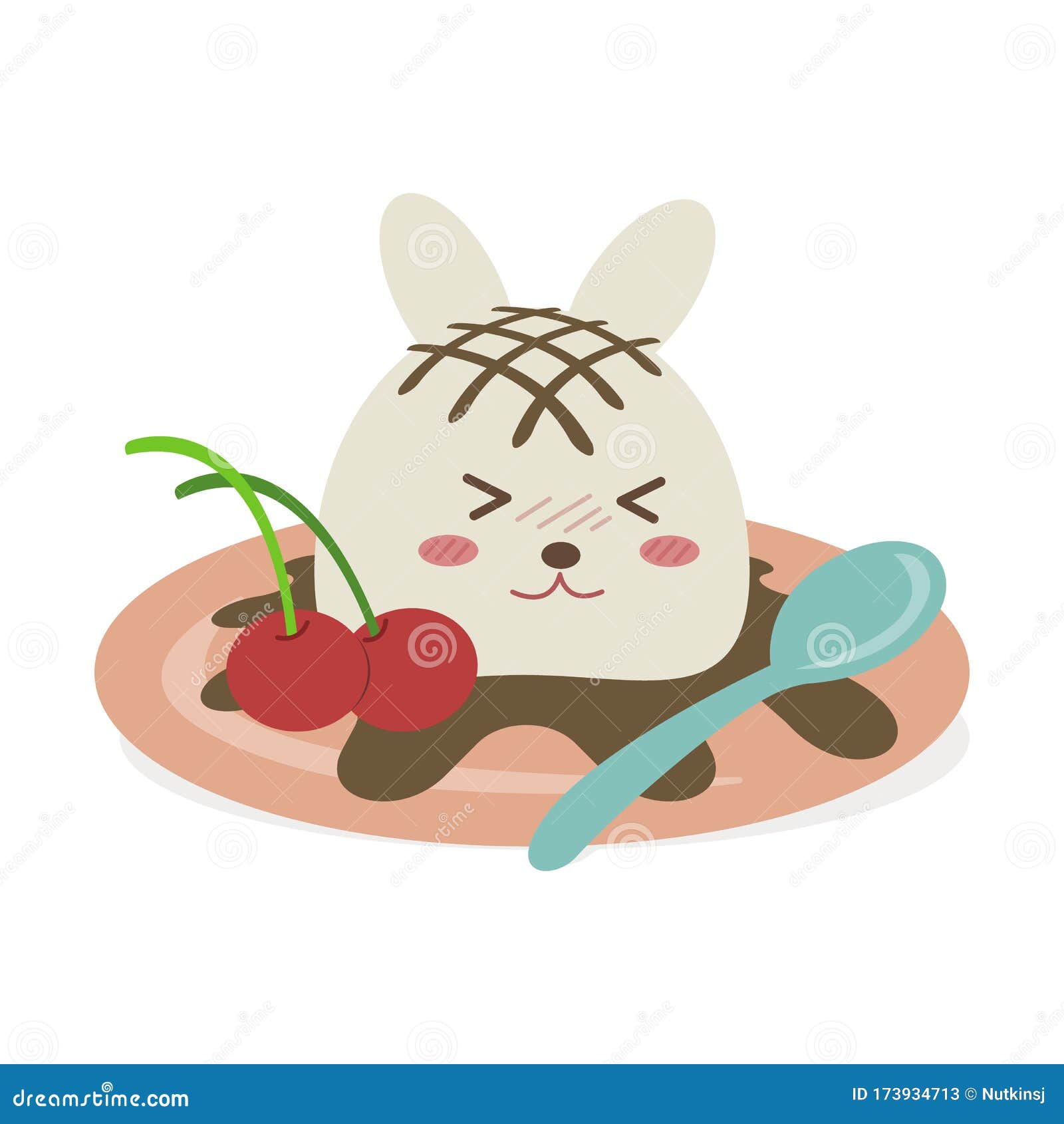 Cute Stamps Bear and Bunny stock vector. Illustration of cute - 134122906
