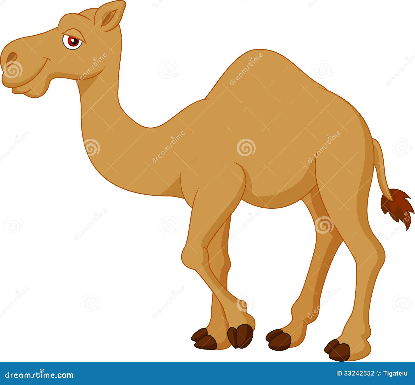 Cute camel cartoon stock vector. Illustration of face - 33242552