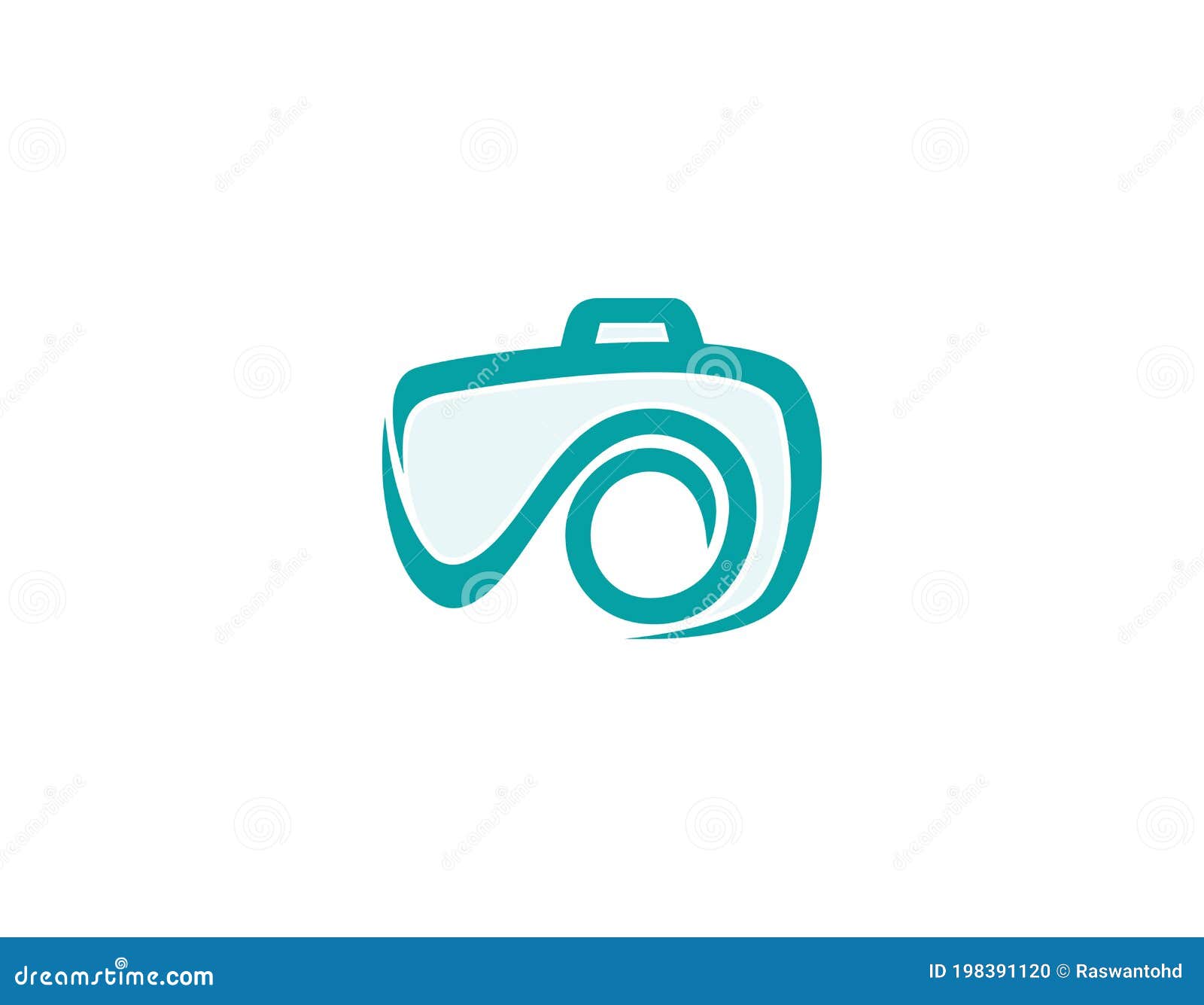 Cute Camera Cartoon for Photography Logo Design Stock Vector