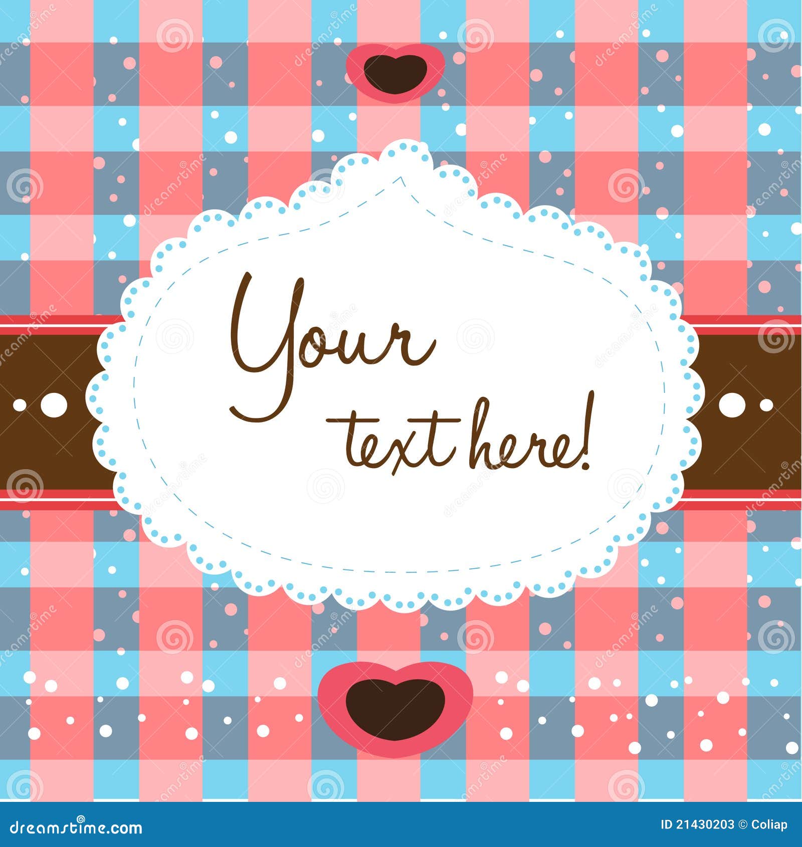 Cute card background stock vector. Illustration of floral 21430203