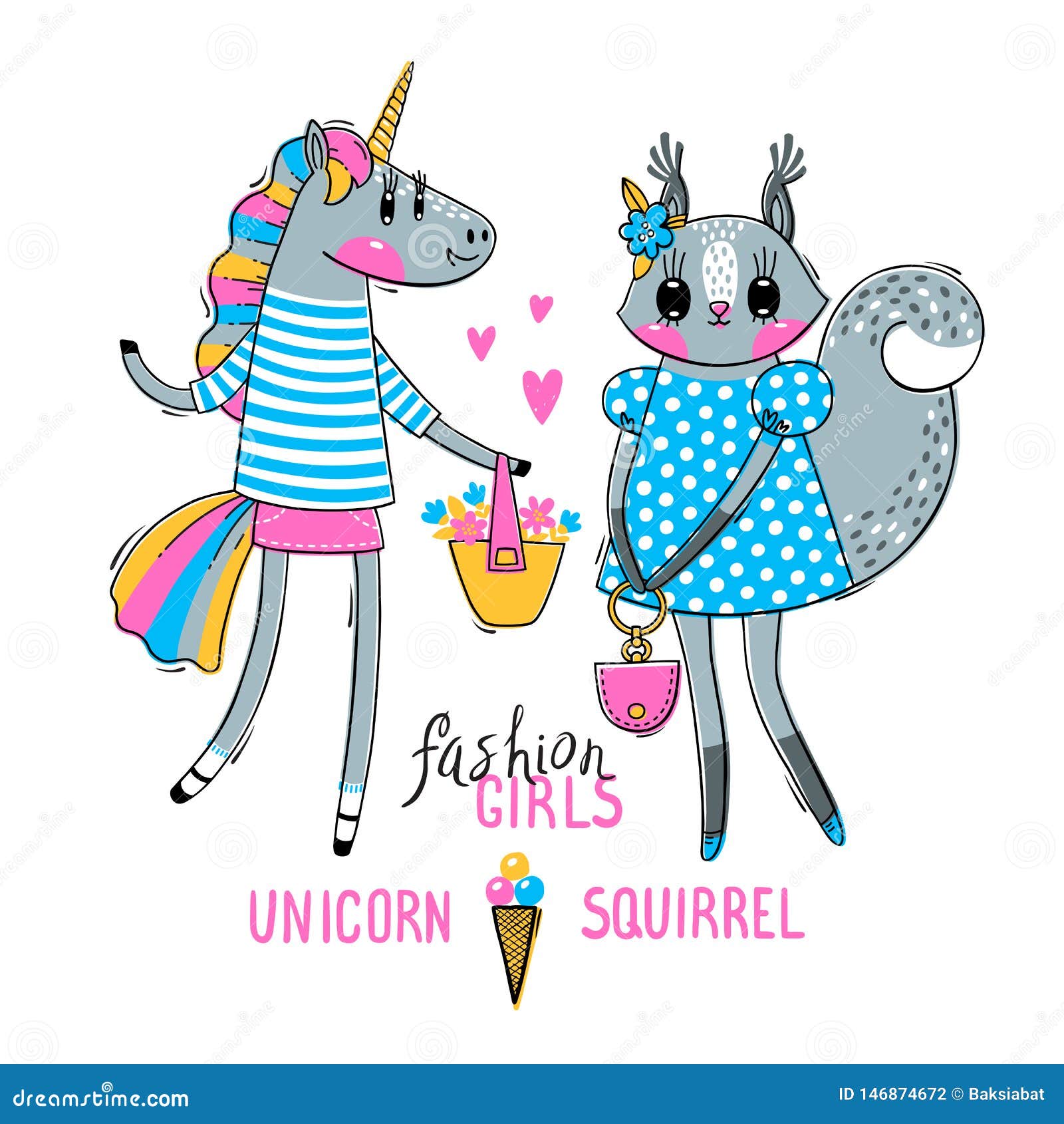 Rainbow friends cute blue baby | Greeting Card