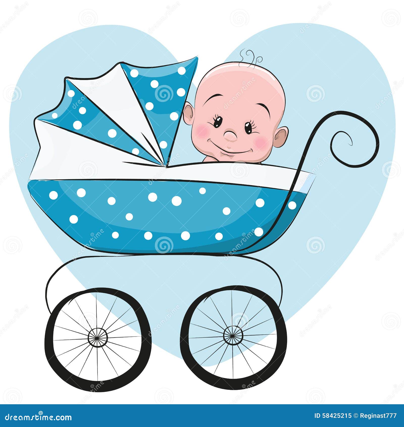 Cute cartoon baby boy stock vector. Illustration of cute - 58425215