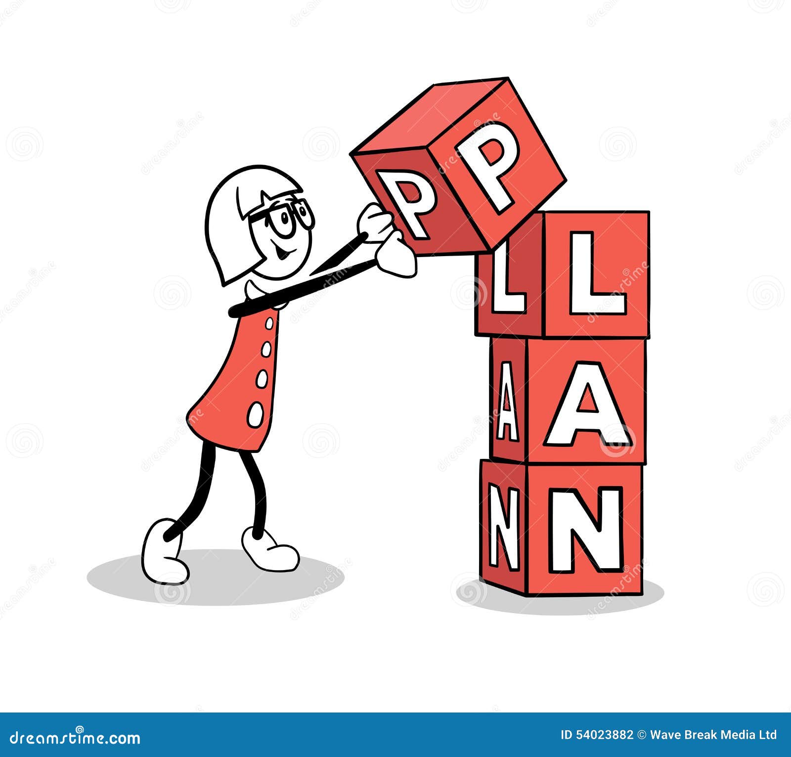 Plan Cartoon Image
