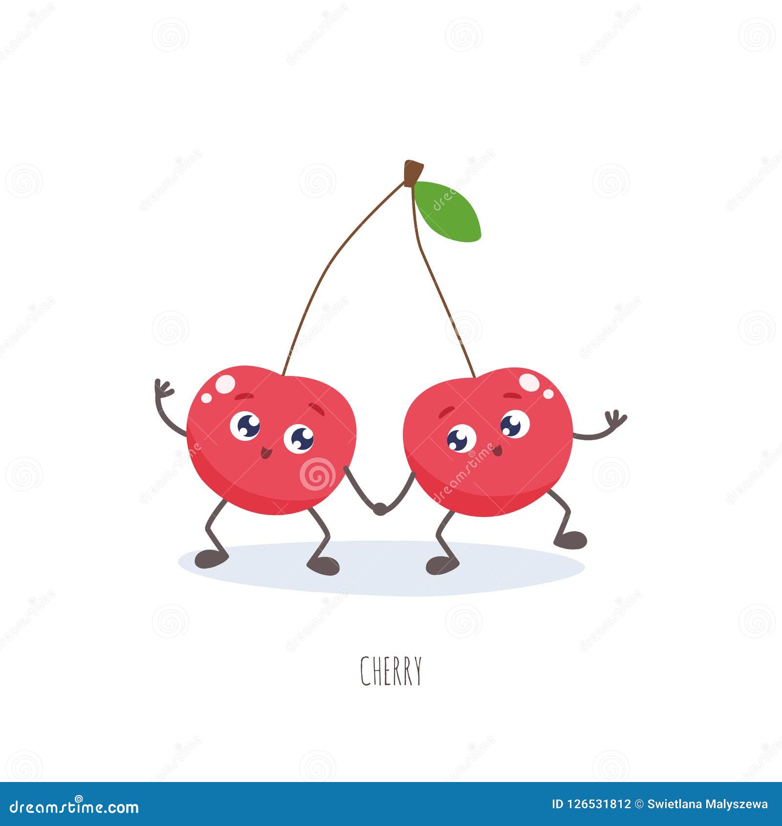 Cartoon Cherry Wallpaper