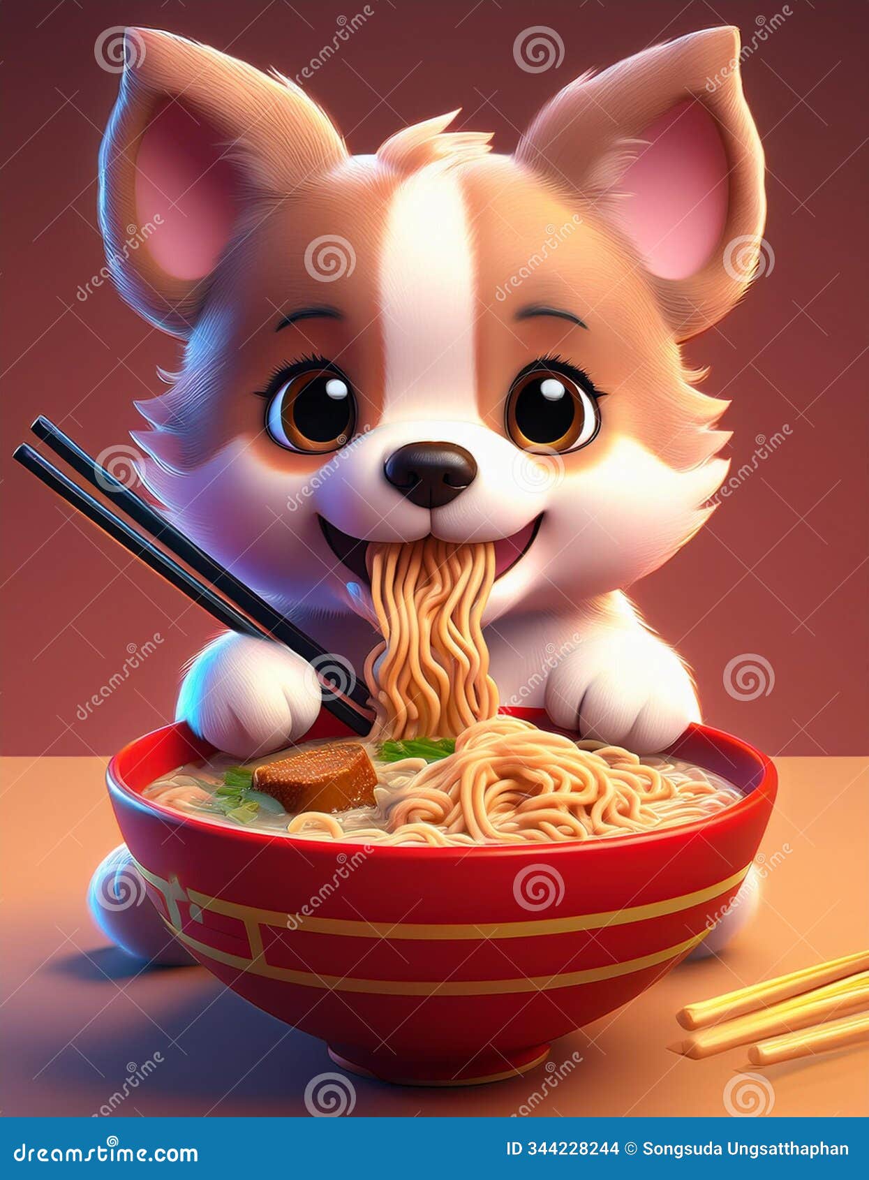 Japanese instant noodles dog''s nest Japanese instant noodles dog''s nest