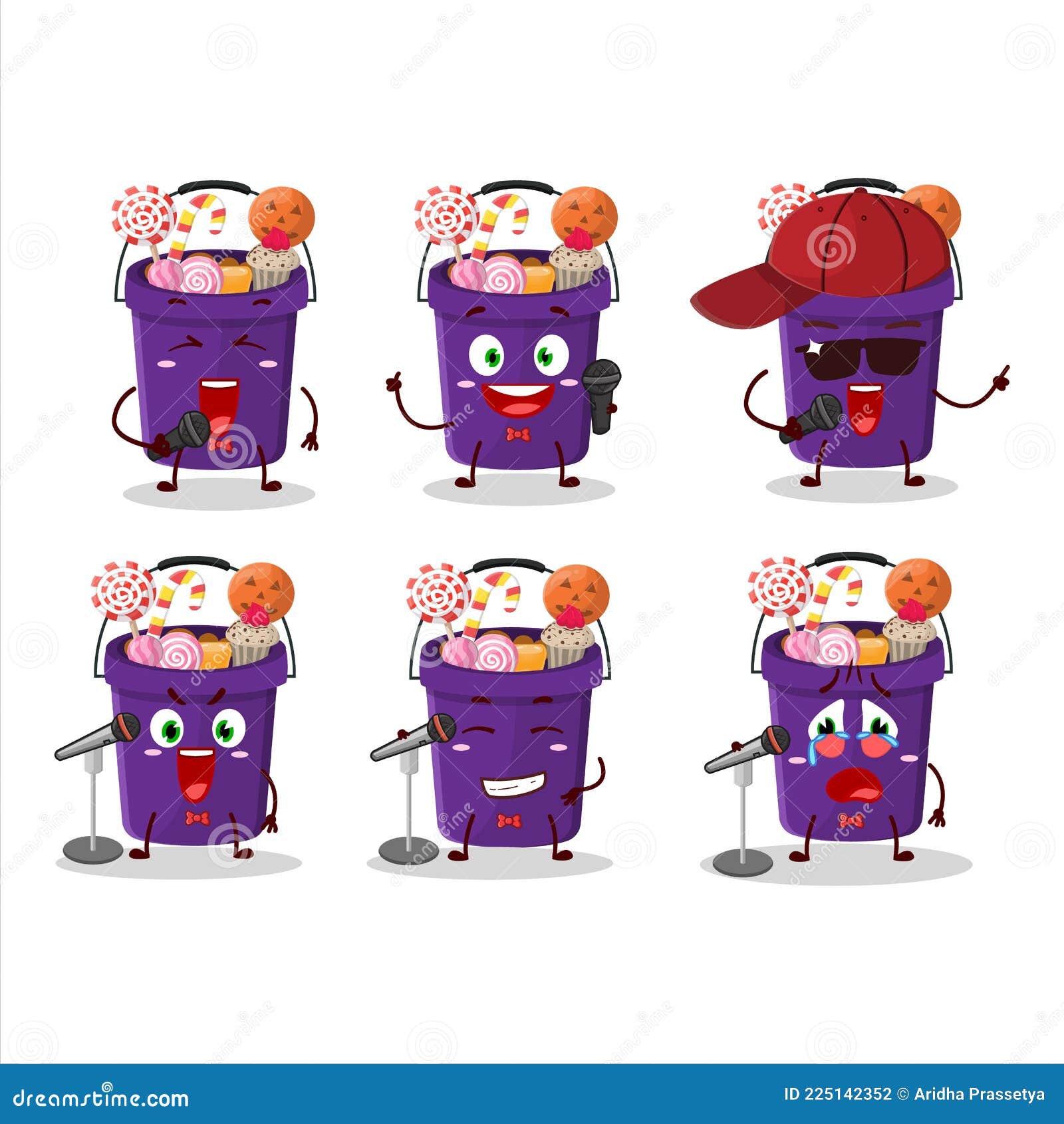 A Cute Cartoon Design Concept of Bucket Halloween Singing a Famous Song Stock Vector - Illustration of emoticon, song: 225142352 A Cute Cartoon Design Concept of Bucket Halloween Singing a Famous Song Stock Vector - Illustration of emoticon, song: 225142352