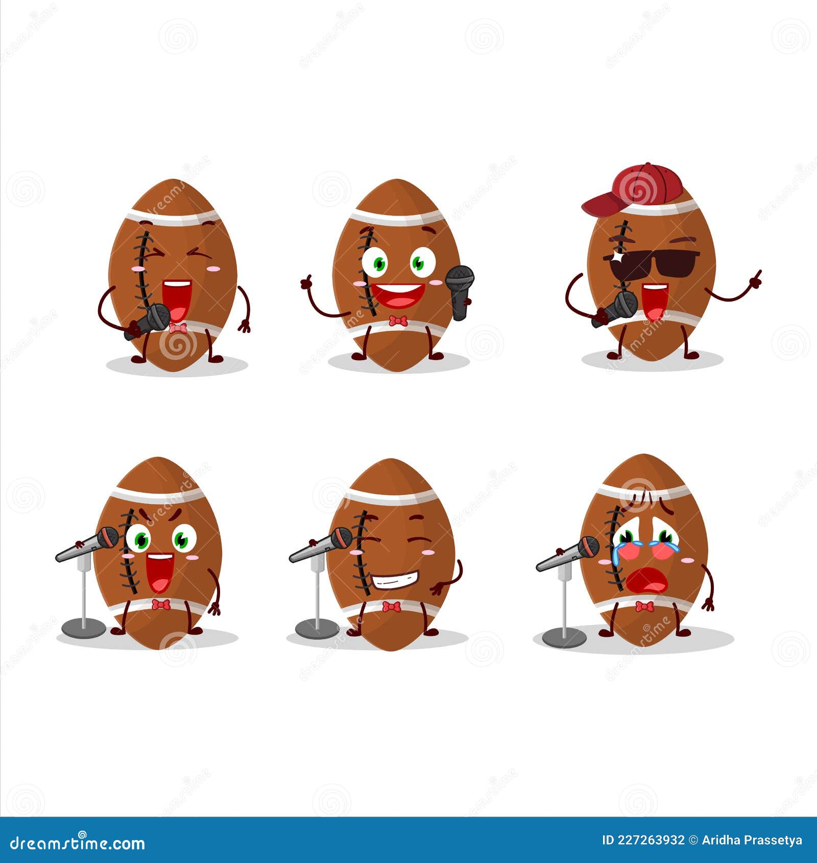 A Cute Cartoon Design Concept of New Rugby Ball Singing a Famous Song Stock Vector - Illustration of expression, happiness: 227263932 A Cute Cartoon Design Concept of New Rugby Ball Singing a Famous Song Stock Vector - Illustration of expression, happiness: 227263932