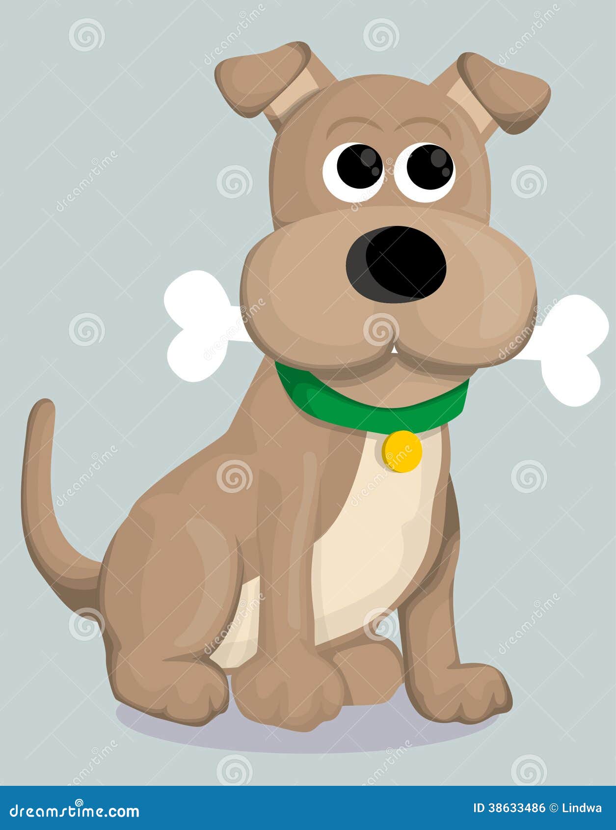 Cute cartoon dog with bone stock vector. Illustration of card - 38633486 Cute cartoon dog with bone stock vector. Illustration of card - 38633486