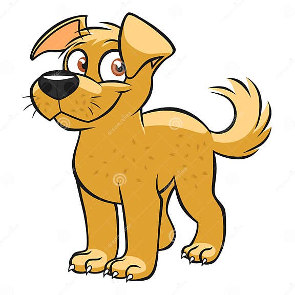 Cute cartoon dog stock vector. Illustration of smile - 57344831