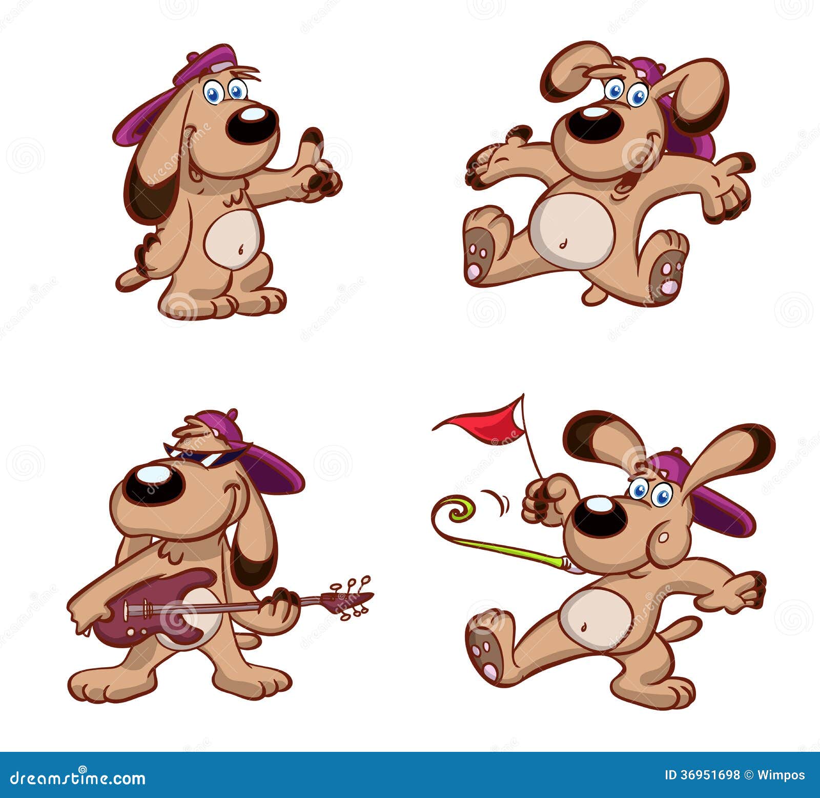 Dogs Waving Stock Illustrations – 55 Dogs Waving Stock Illustrations,  Vectors & Clipart - Dreamstime