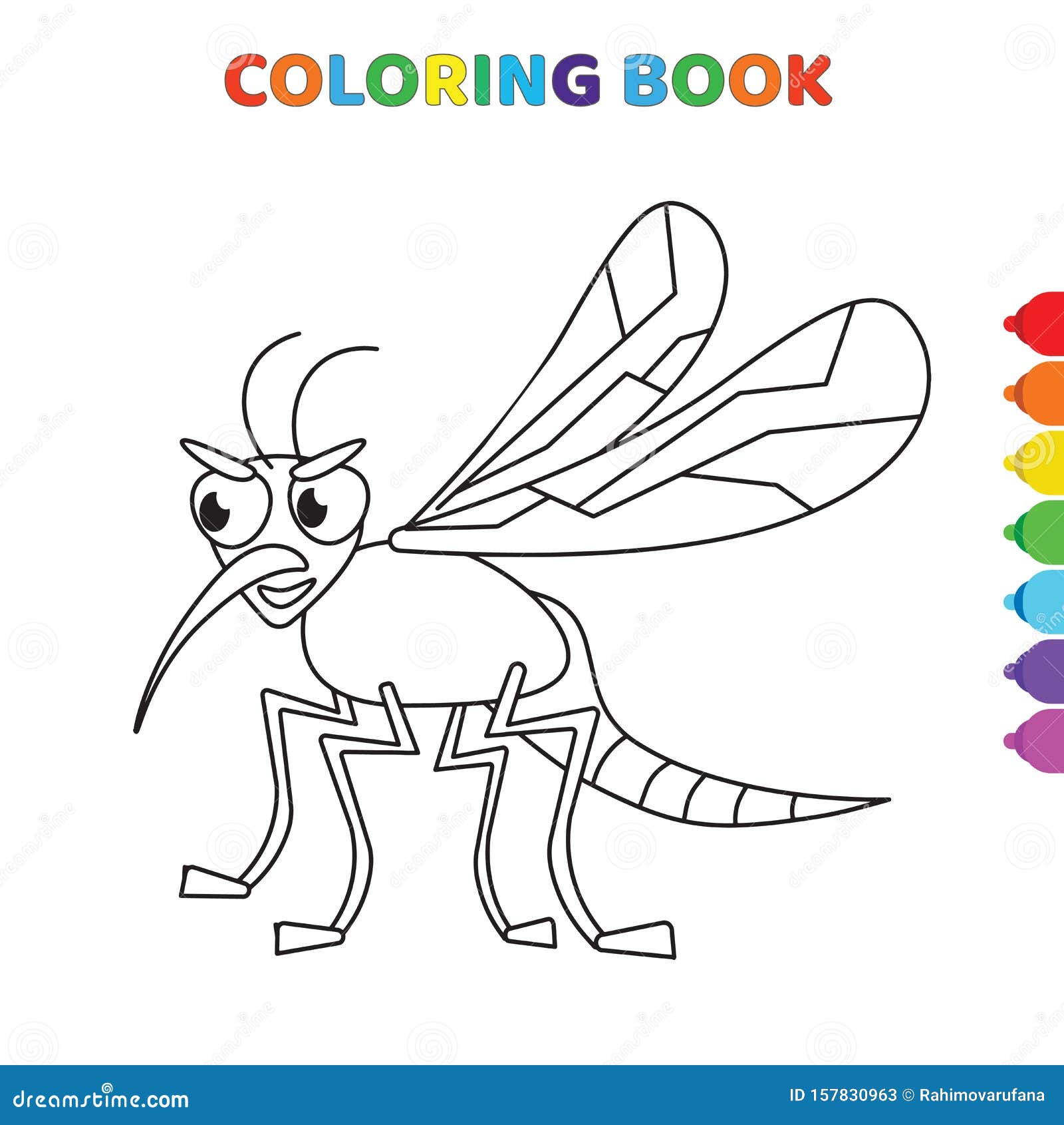 Cute Cartoon Dragonfly with Wings Coloring Book for Kids. Black and White Vector Illustration for Coloring Book Stock Vector - Illustration of children, paint: 157830963 Cute Cartoon Dragonfly with Wings Coloring Book for Kids. Black and White Vector Illustration for Coloring Book Stock Vector - Illustration of children, paint: 157830963