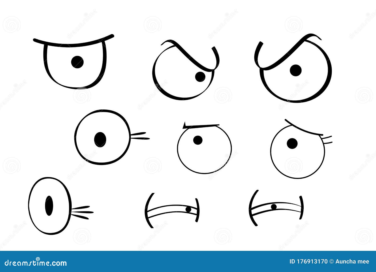 Sad Cartoon Eyes Stock Photos - Download 233 Royalty Free Photos