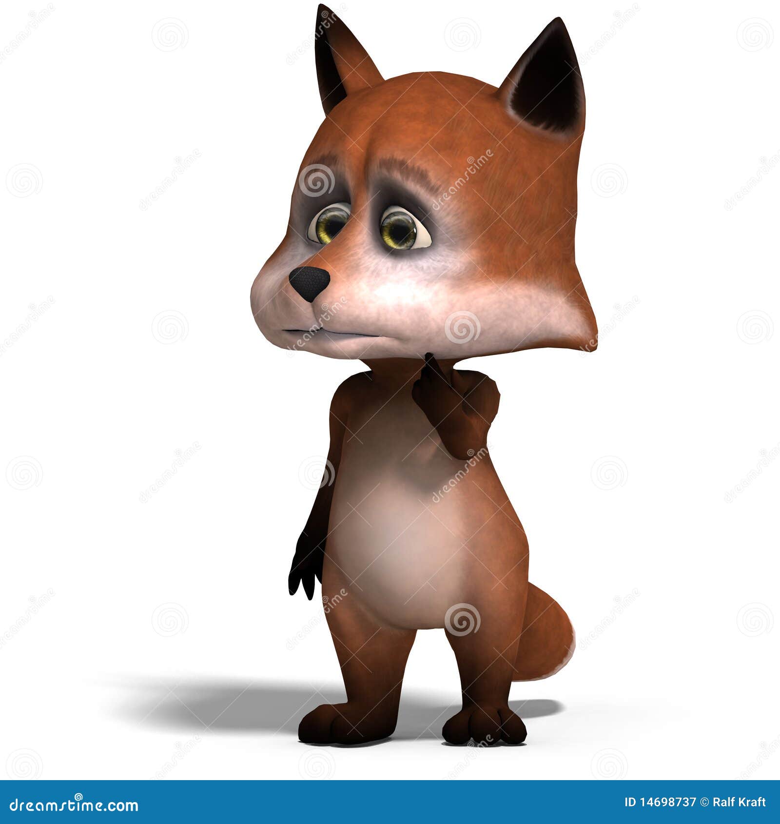 The Cute Cartoon Fox is Very Smart and Clever. 3D Stock Illustration - Illustration of cheerless, smart: 14698737 The Cute Cartoon Fox is Very Smart and Clever. 3D Stock Illustration - Illustration of cheerless, smart: 14698737