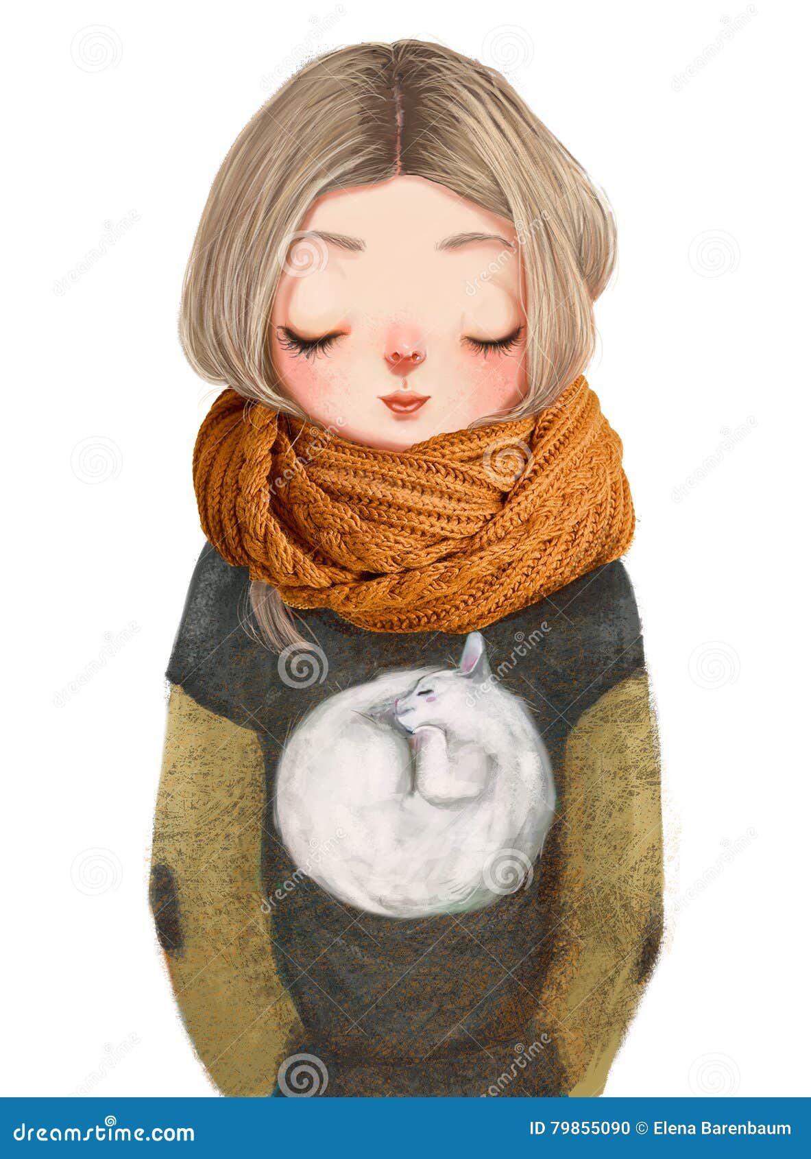 Cute cartoon girl stock photo. Image of human, friendship - 79855090 Cute cartoon girl stock photo. Image of human, friendship - 79855090