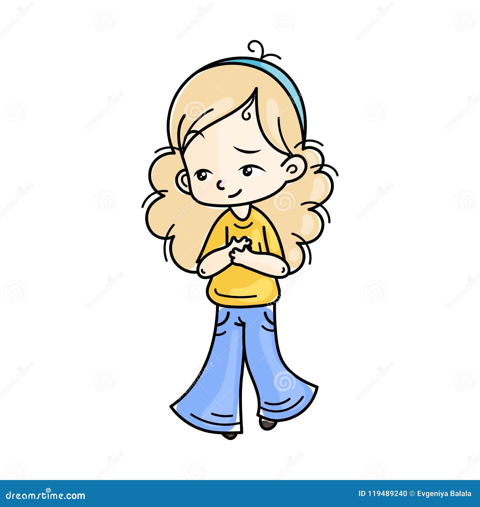 Cute Cartoon Kids. Vector and Illustration. Stock Vector - Illustration ...