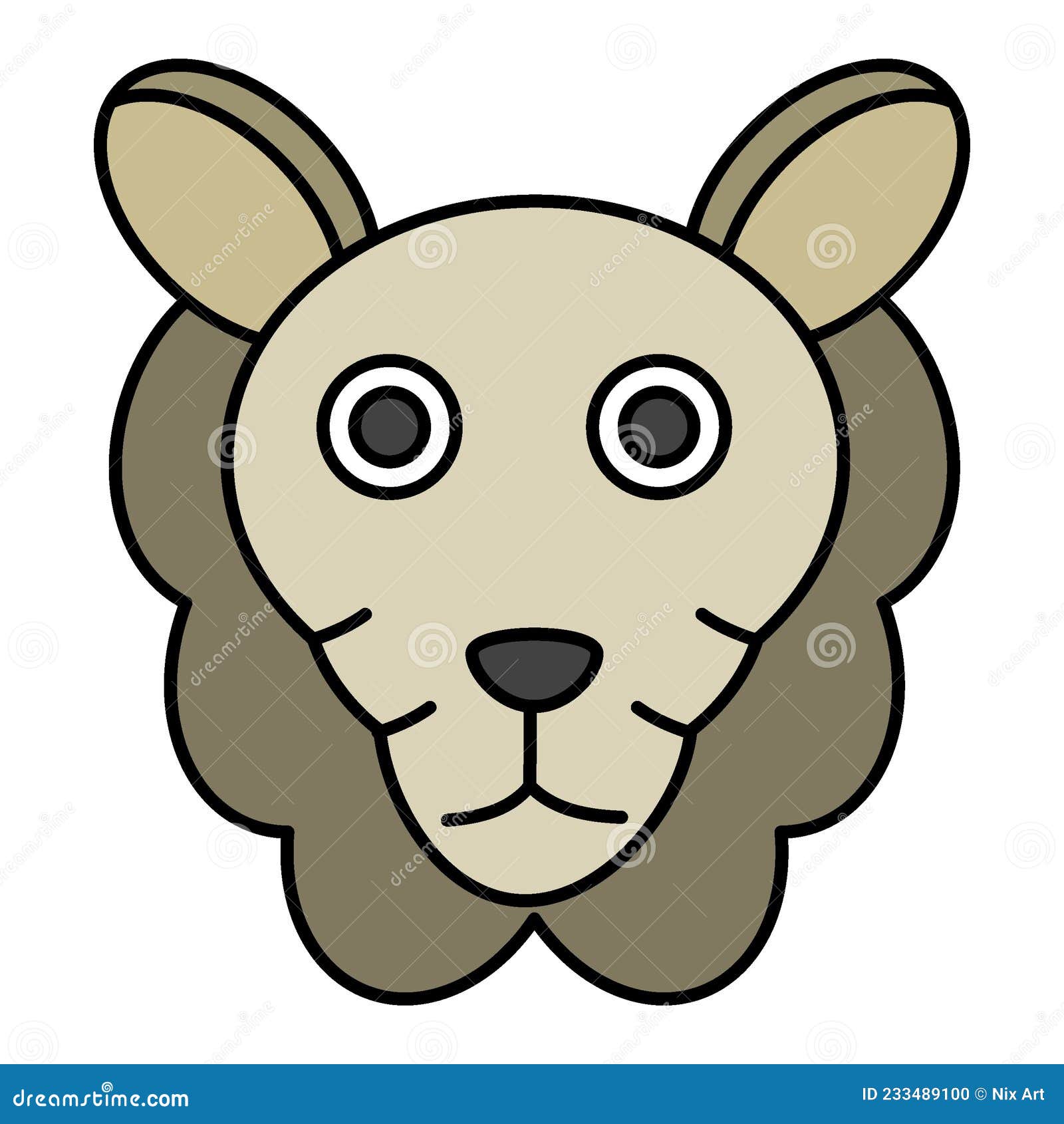 Lamb Face Emoticon Vector Set. Emoji And Emoticon Of Cute Lamb Sheep In