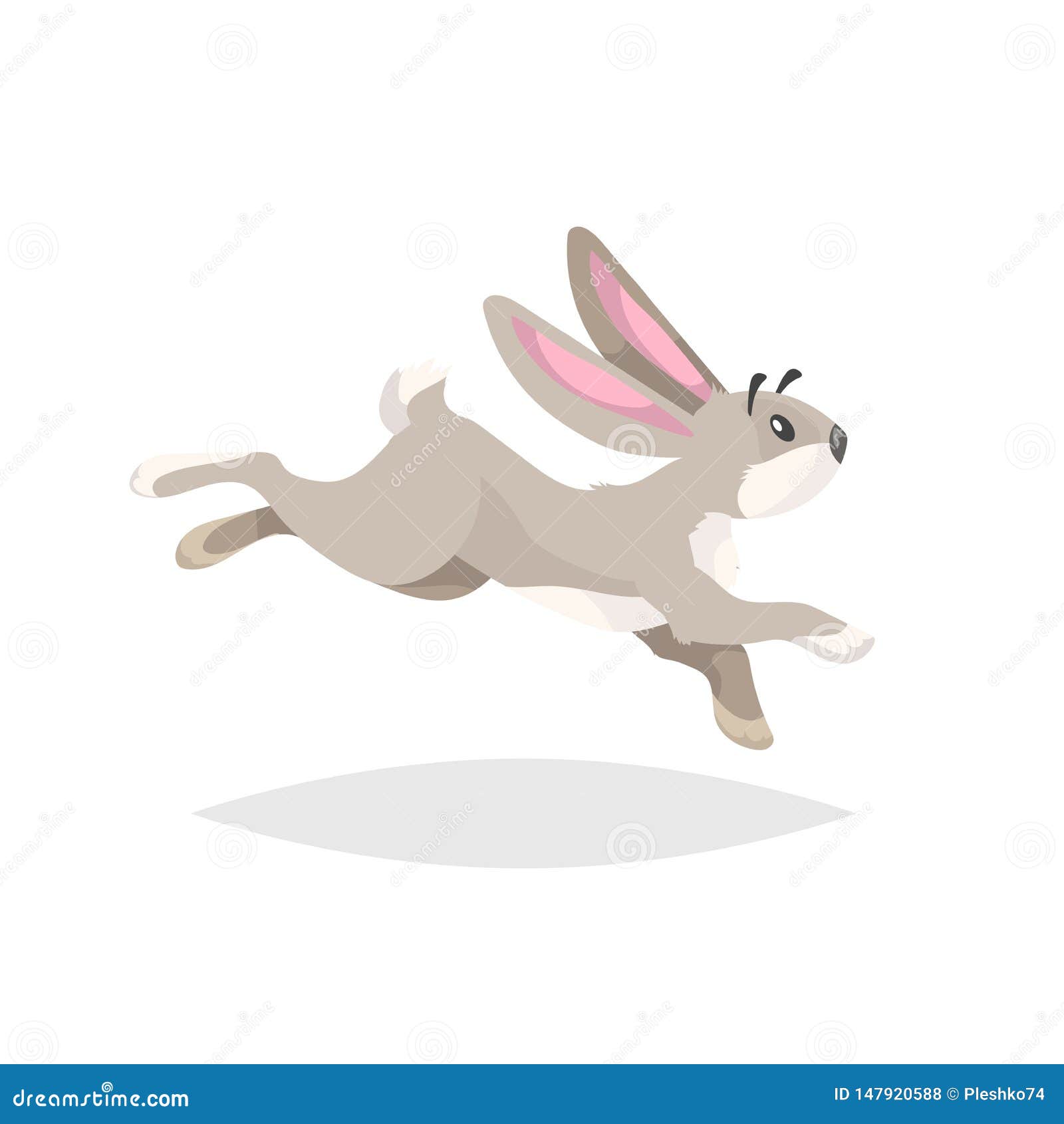 Cute Cartoon Rabbit Running. Flat Comic Style Farm Animal Drawing. Easter Spring Symbol Stock Vector - Illustration of education, animal: 147920588 Cute Cartoon Rabbit Running. Flat Comic Style Farm Animal Drawing. Easter Spring Symbol Stock Vector - Illustration of education, animal: 147920588