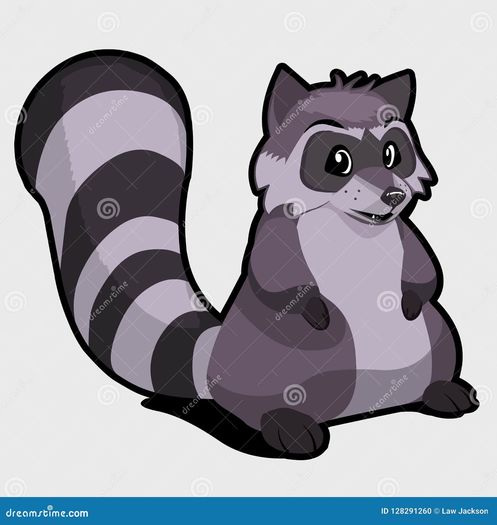 raccoon cartoon characters