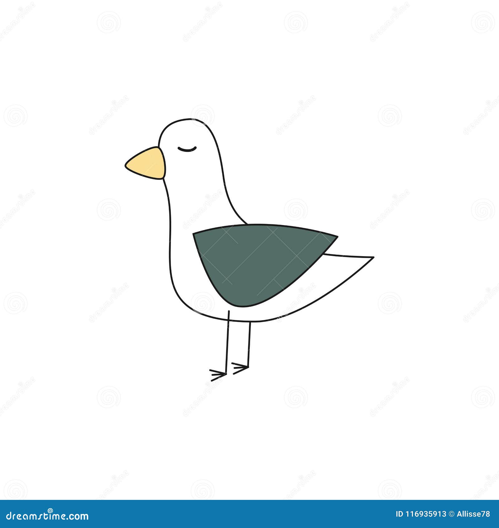 Cute Cartoon Seagull Doodle Vector Icon Isolated on White Background Stock Vector - Illustration of beautiful, drawing: 116935913 Cute Cartoon Seagull Doodle Vector Icon Isolated on White Background Stock Vector - Illustration of beautiful, drawing: 116935913