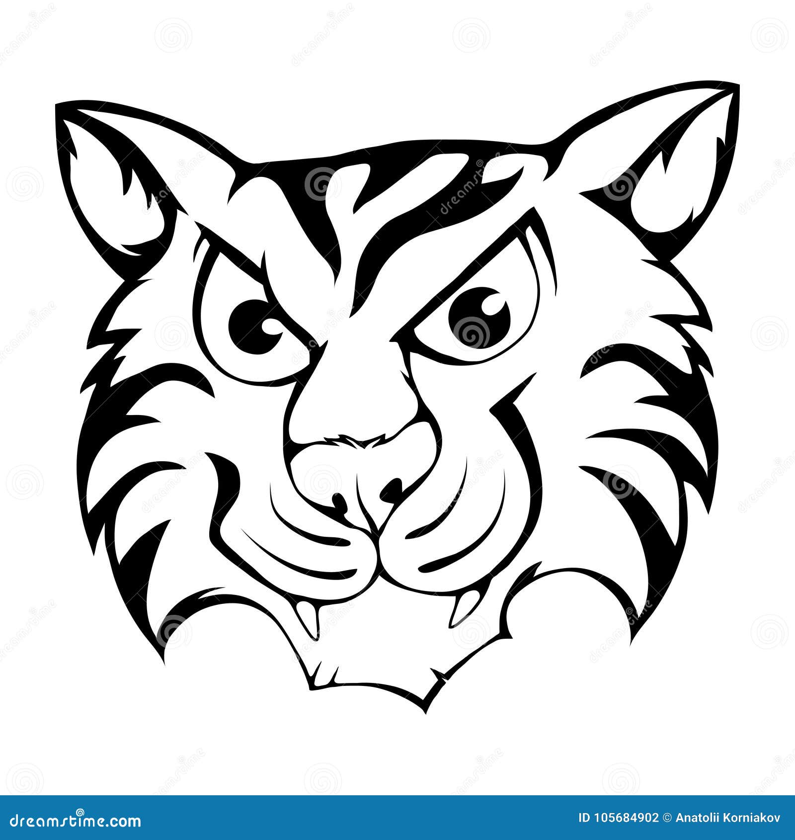 Cute Cartoon Tiger Face - Free Template PPT Premium Download 2020