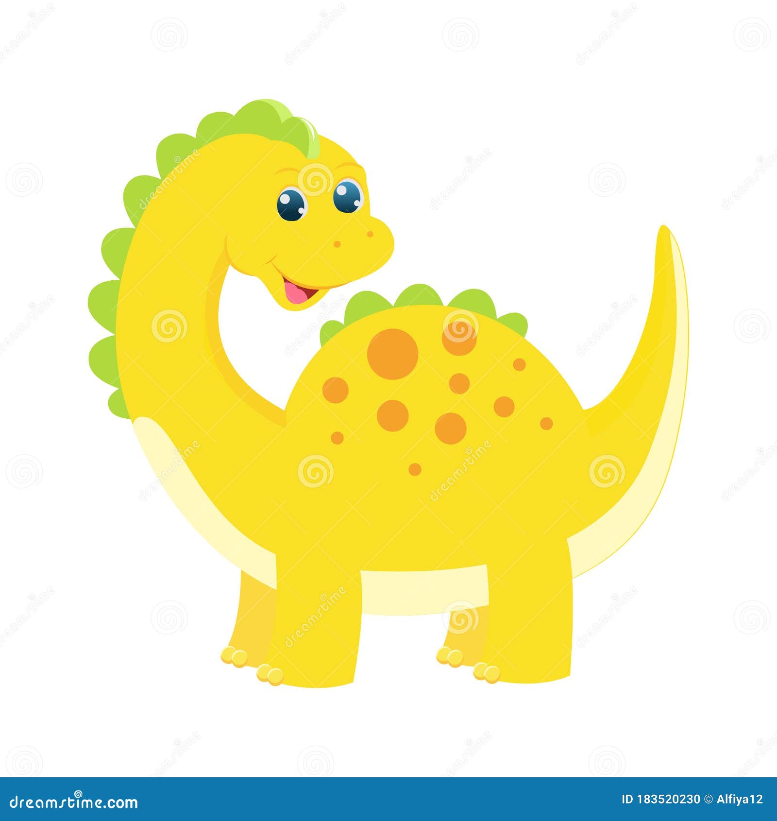 Cute Cartoon Vector Green Childish Yellow Dinosaur Stock Vector - Illustration of childish, design: 183520230 Cute Cartoon Vector Green Childish Yellow Dinosaur Stock Vector - Illustration of childish, design: 183520230