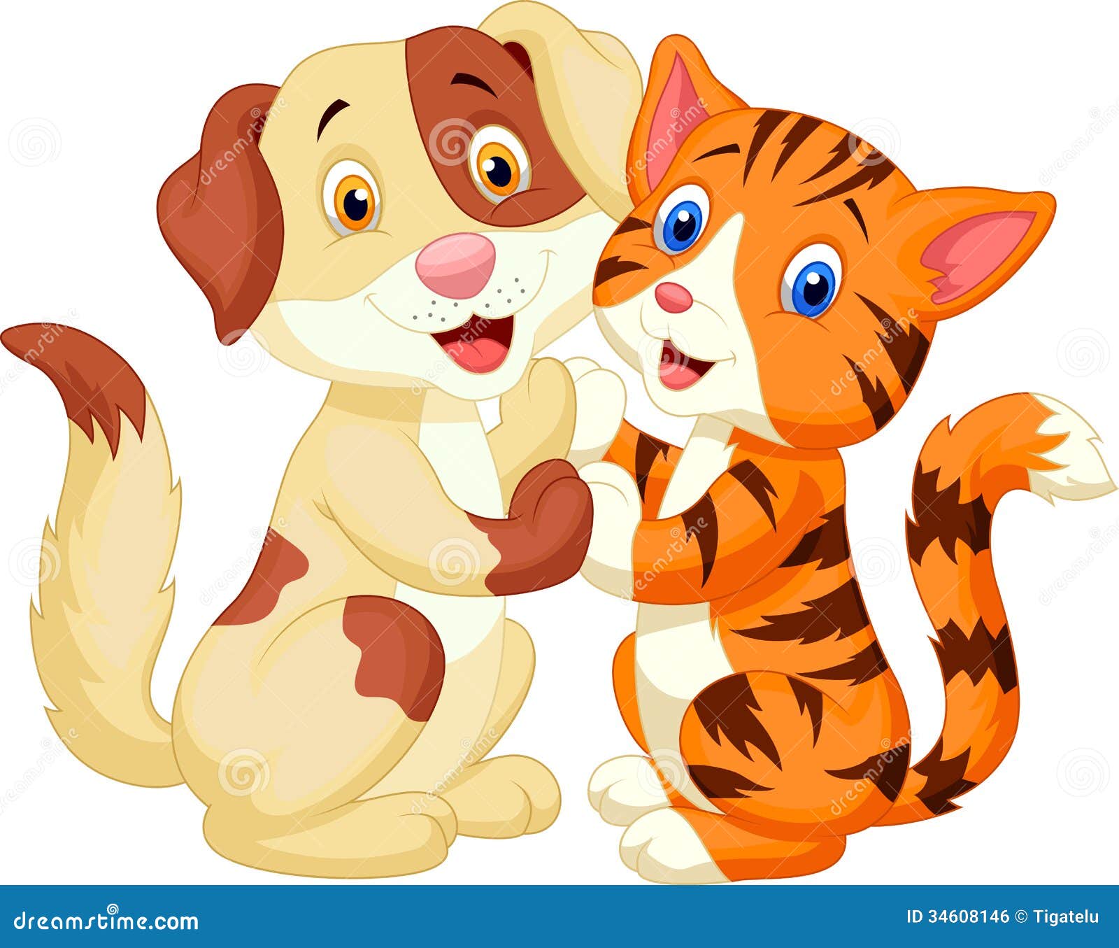 free dog and cat cartoon clipart - photo #48