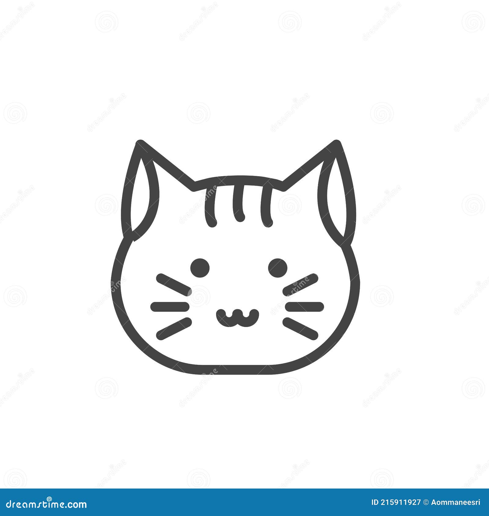 funny cute cat icon vector illustration design Stock Vector Image