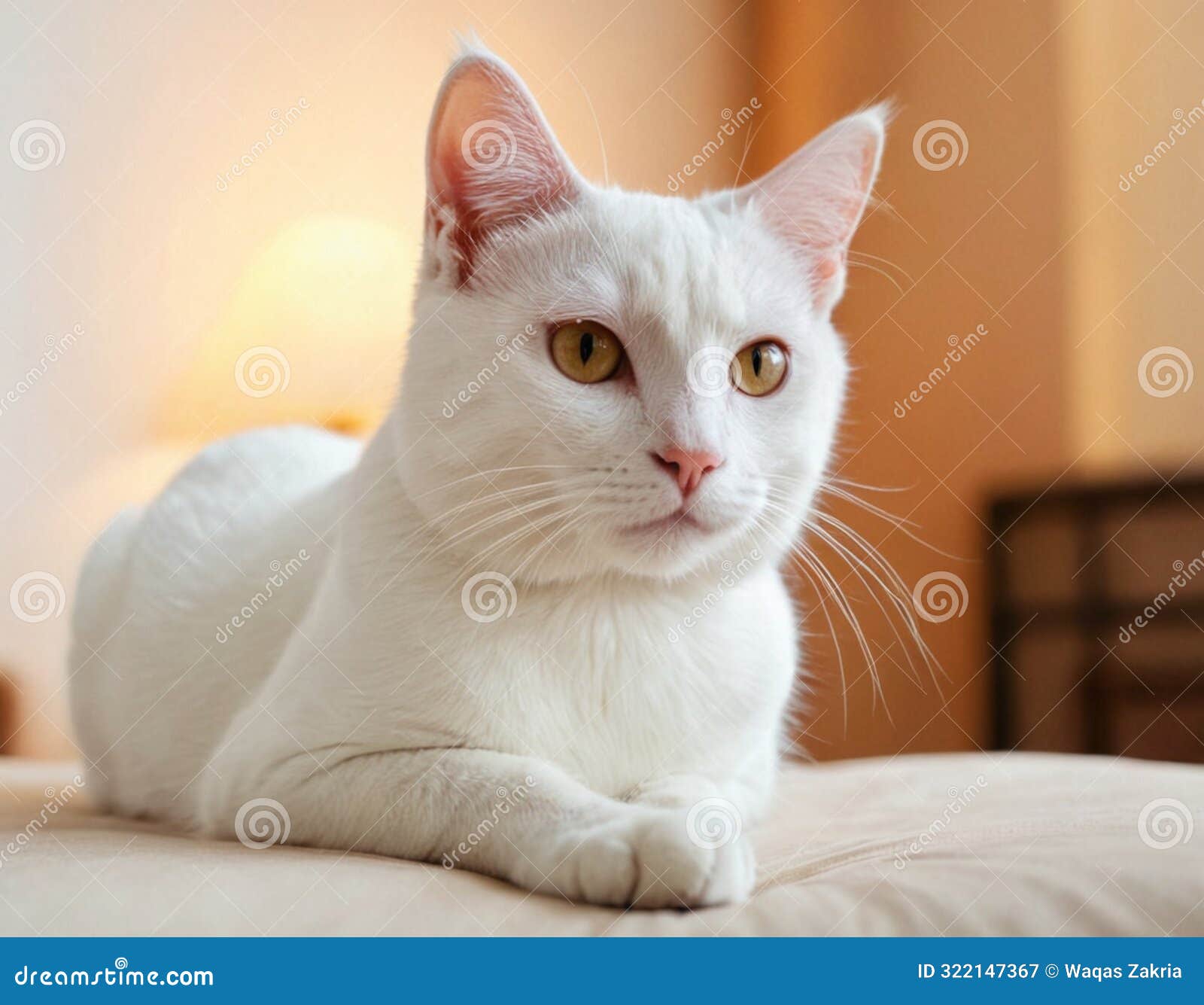 Cute Cat Image, White Cat, Kitty Stock Image Image of beauty, cute