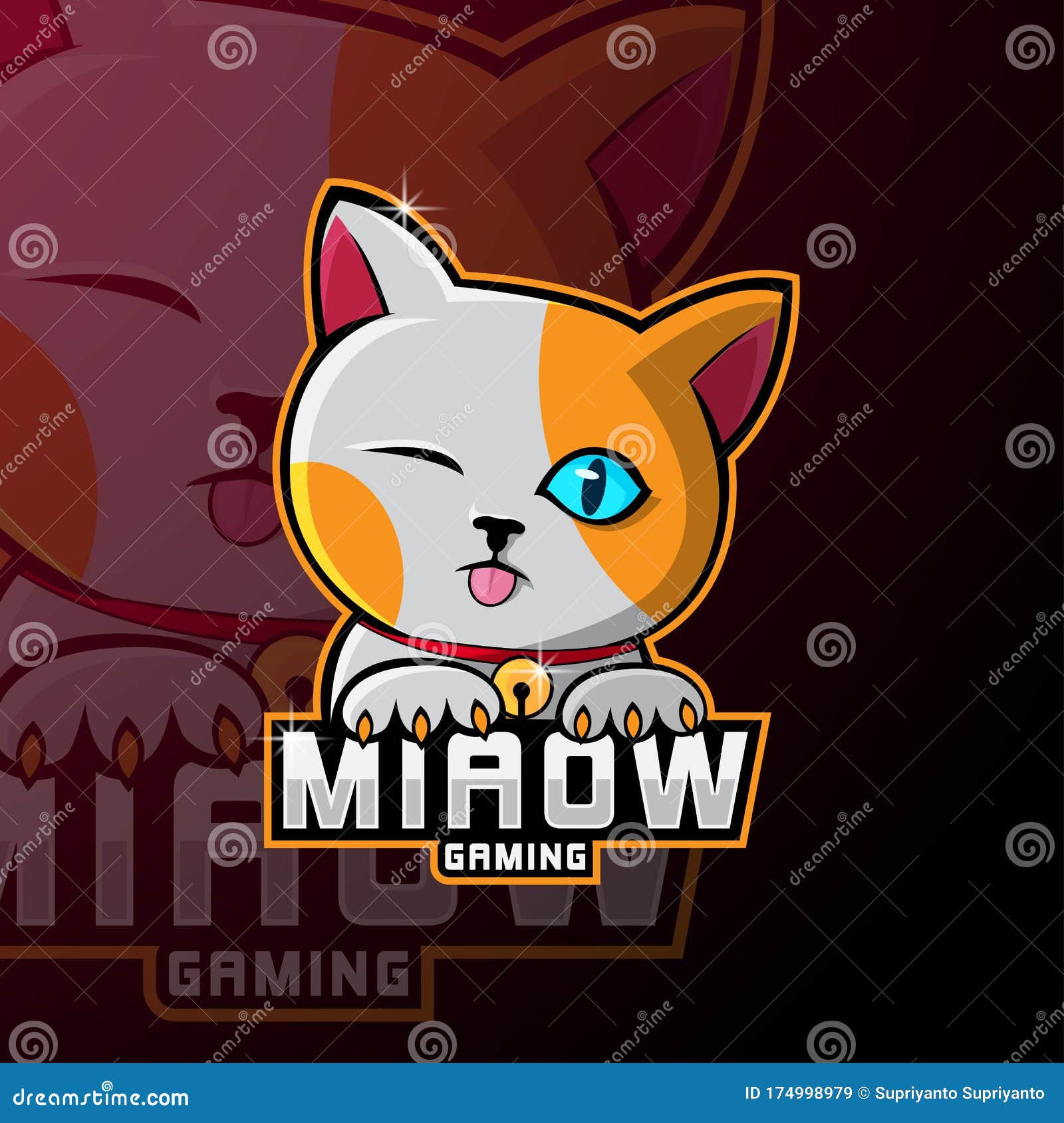 Exclusive Logo 140888, Game Cat Logo