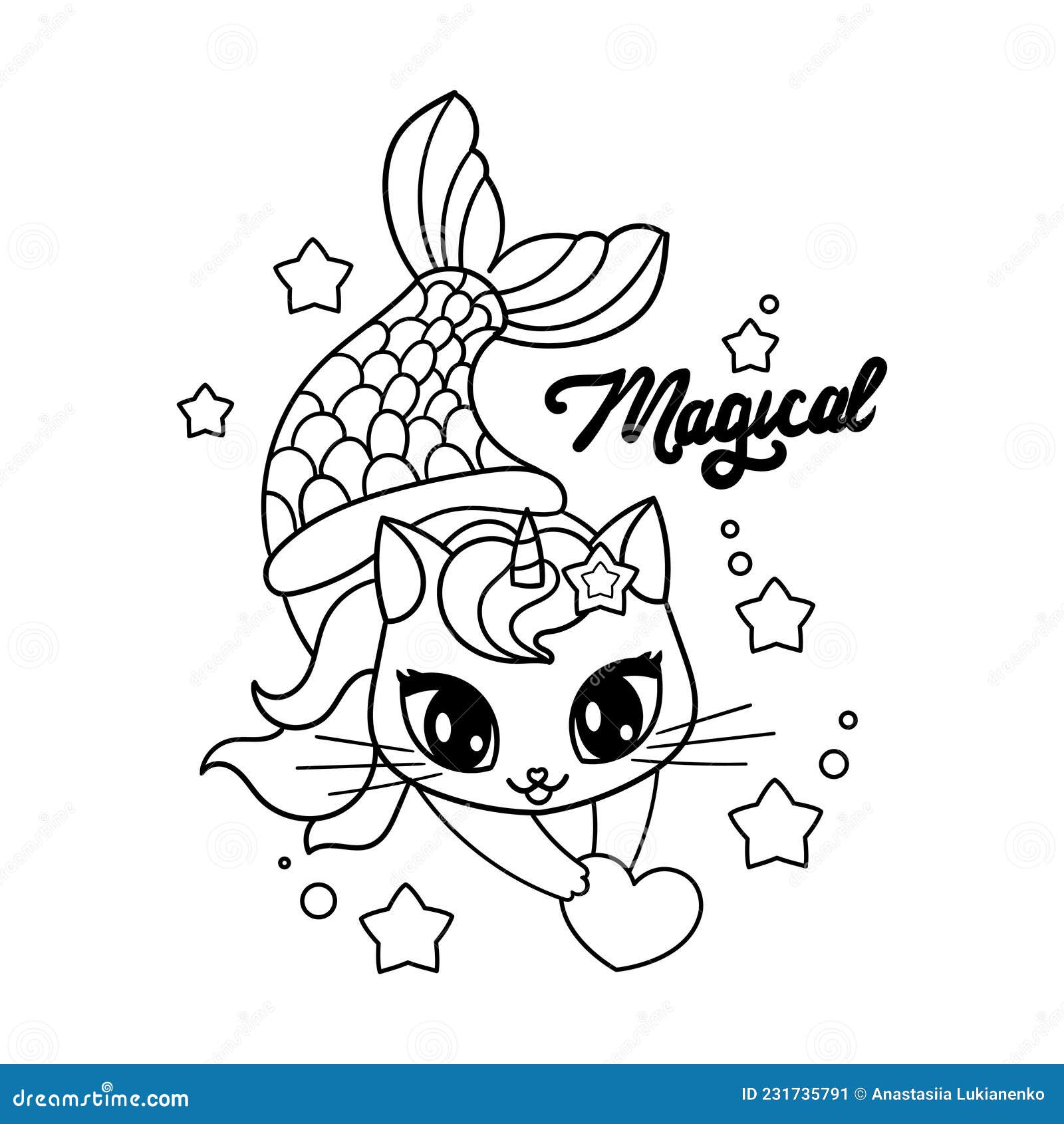 Unicorn Template - Superstar Worksheets