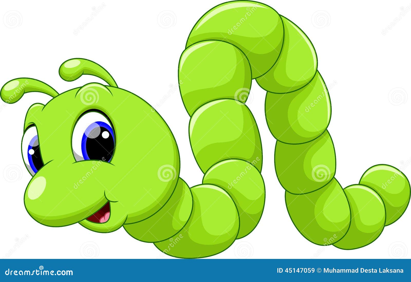 cute caterpillar cartoon