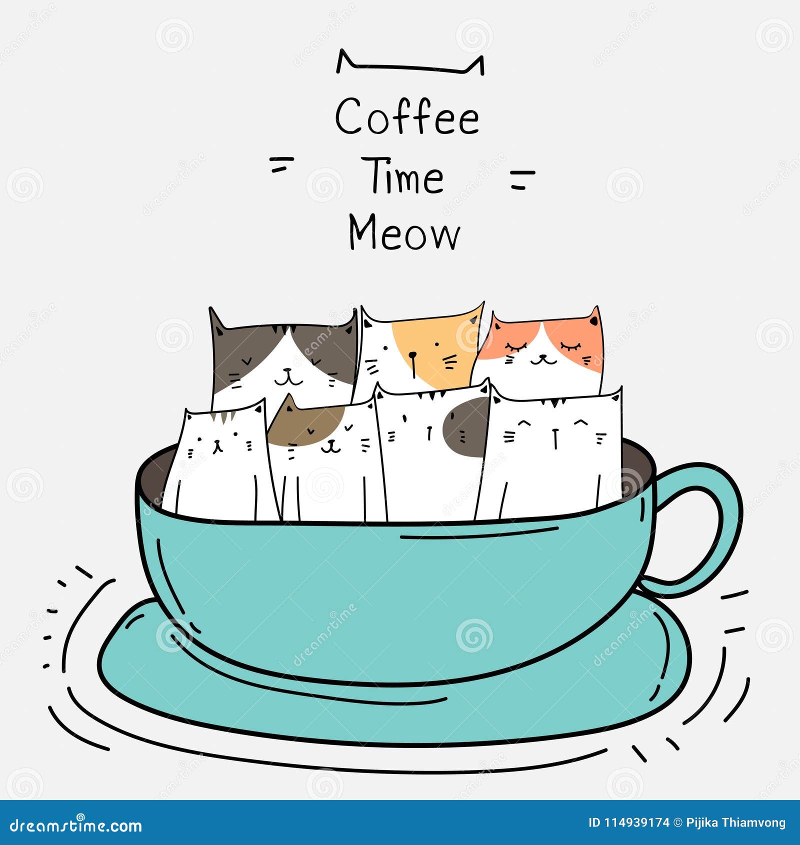 COFFEE TIME アート作品 ドローイング - 絵画