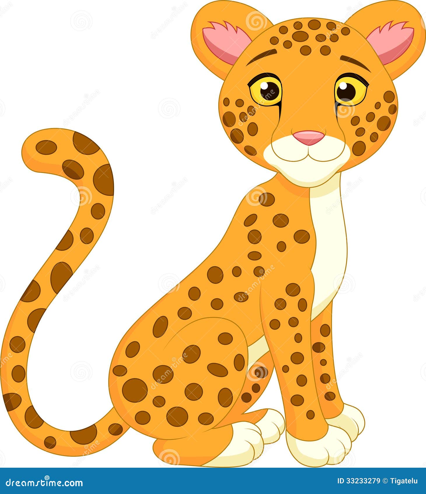 cute cheetah cartoon