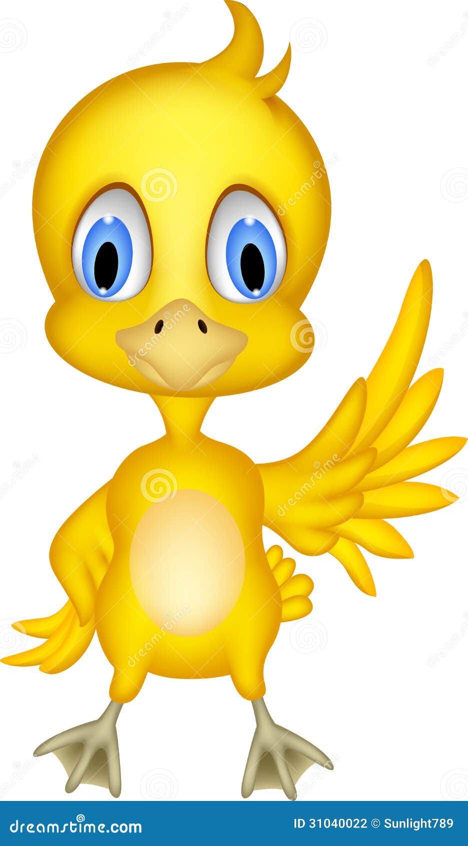 Cute chick cartoon stock illustration. Illustration of clip - 31040022