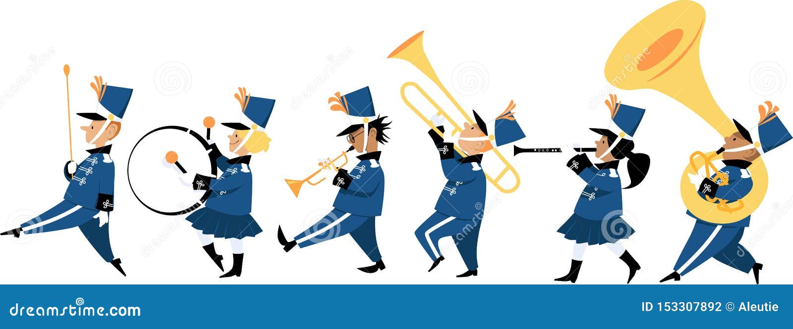 children marching band